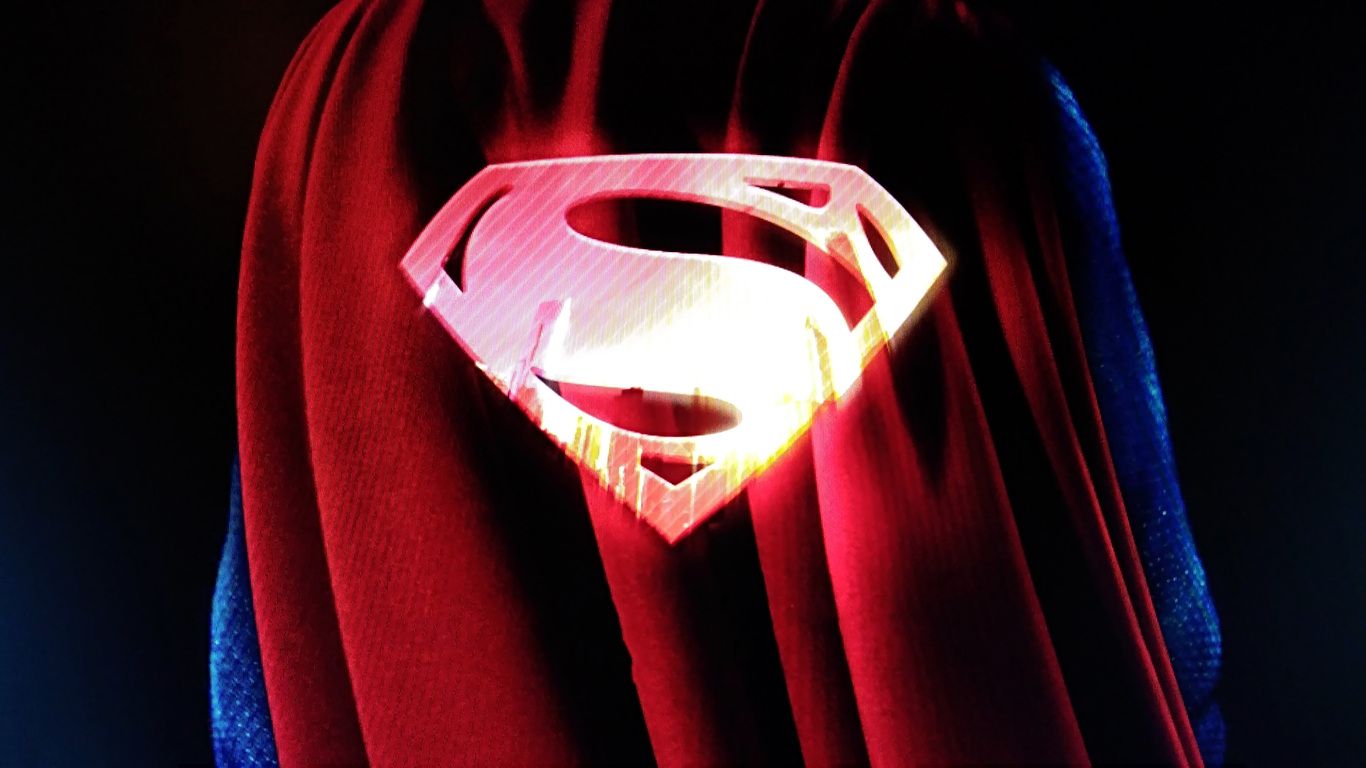 Superman Cape Logo 1366x768 Resolution HD 4k Wallpaper, Image, Background, Photo and Picture