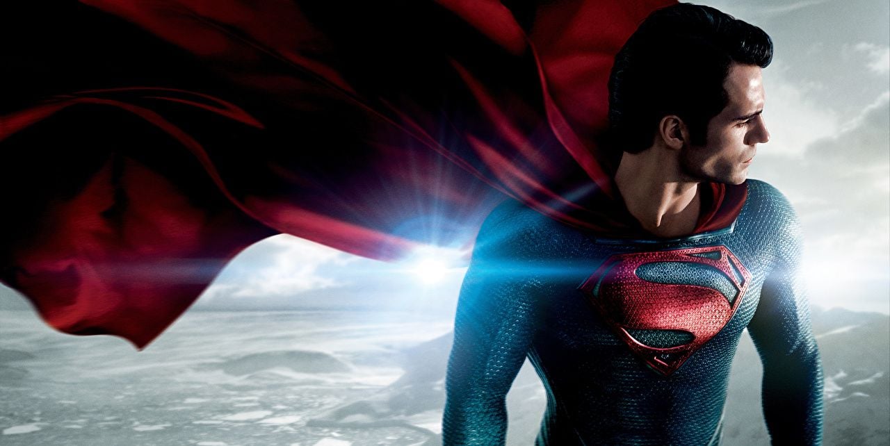 Photo Henry Cavill Superman hero Men Man of Steel Movies cape