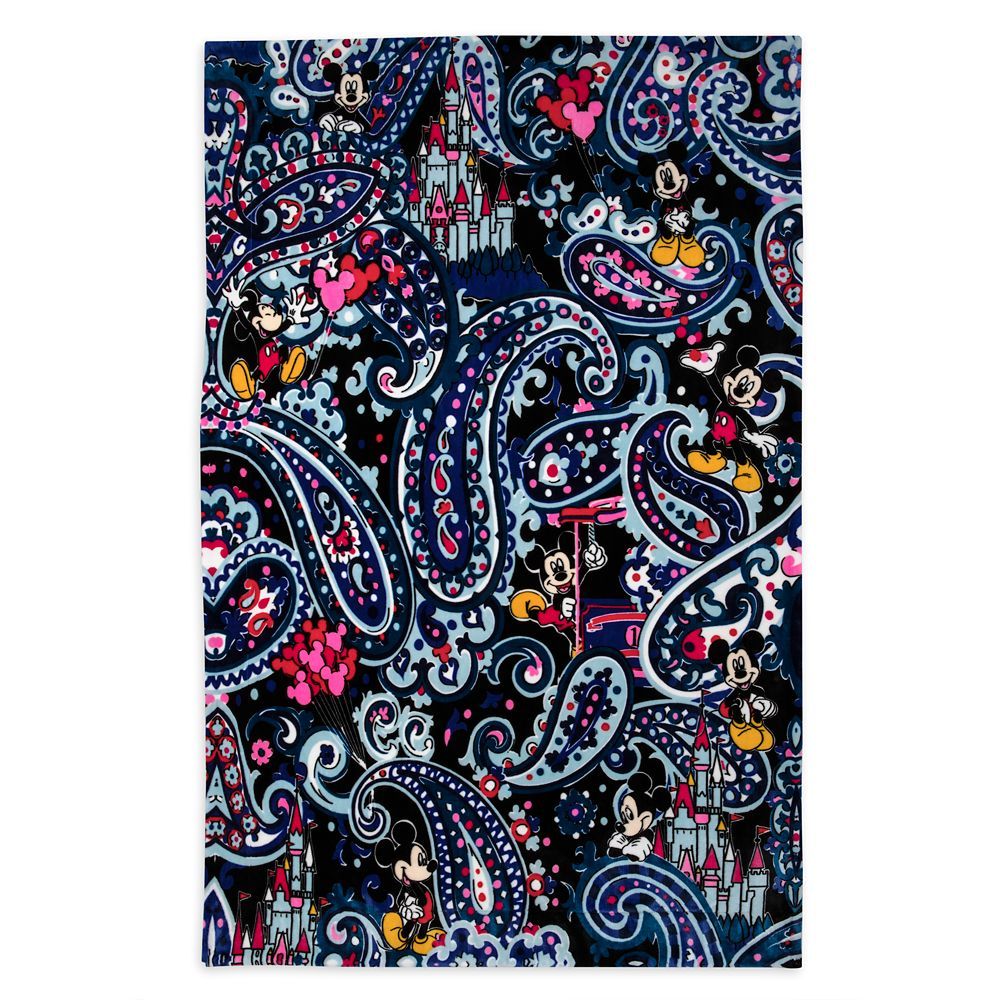 Vera Bradley Whimsical Paisley Mickey Blanket