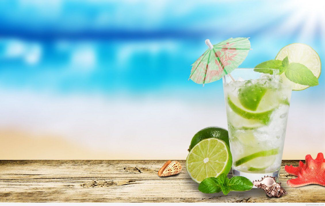 Summer Drinks Wallpaper