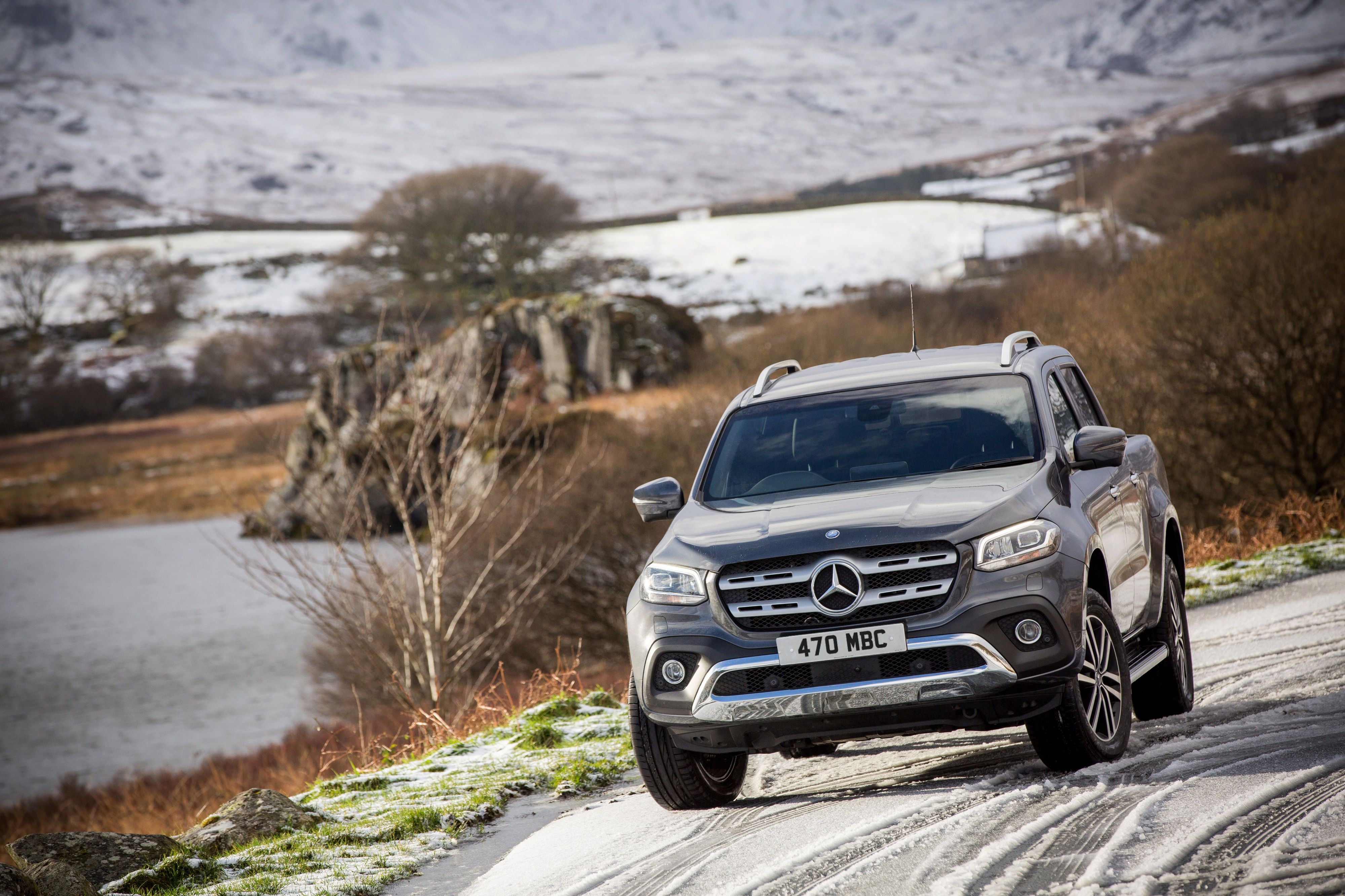 Car Luxury Car Mercedes Benz Mercedes Benz X Class Pickup Silver Car Vehicle Wallpaper:4000x2667