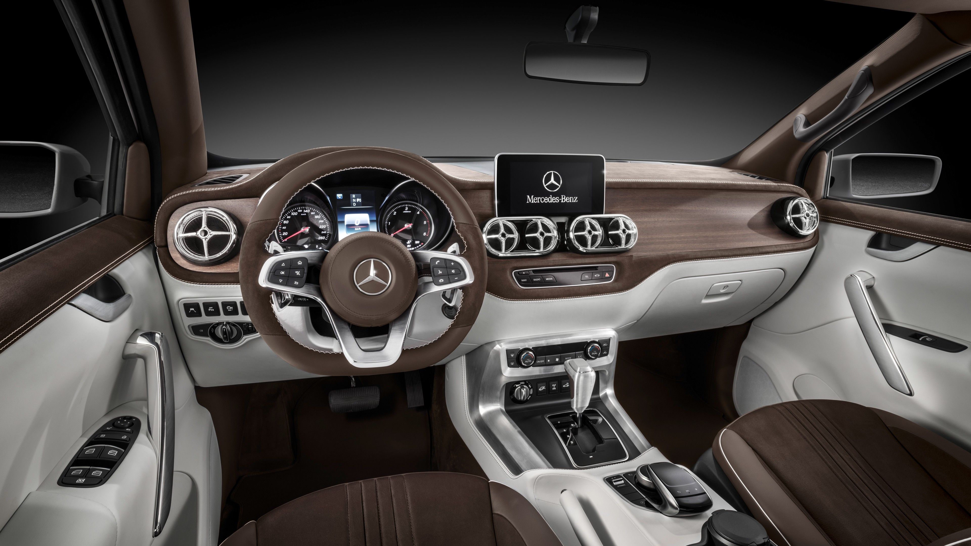 Mercedes Benz X Class Pickup Truck Interior Wallpaper. HD Car Wallpaper