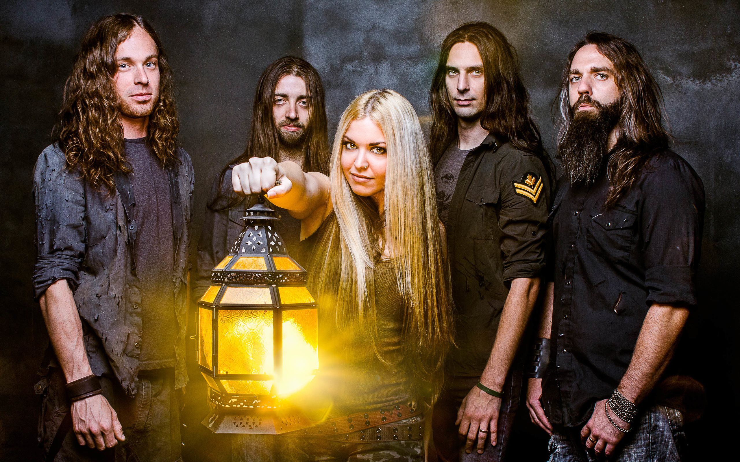 Download wallpaper The Agonist, Canadian metal band, photohoot, Vicky Psarakis, Danny Marino, Chris Kells, Simon McKay, Pascal Jobin for desktop with resolution 2560x1600. High Quality HD picture wallpaper