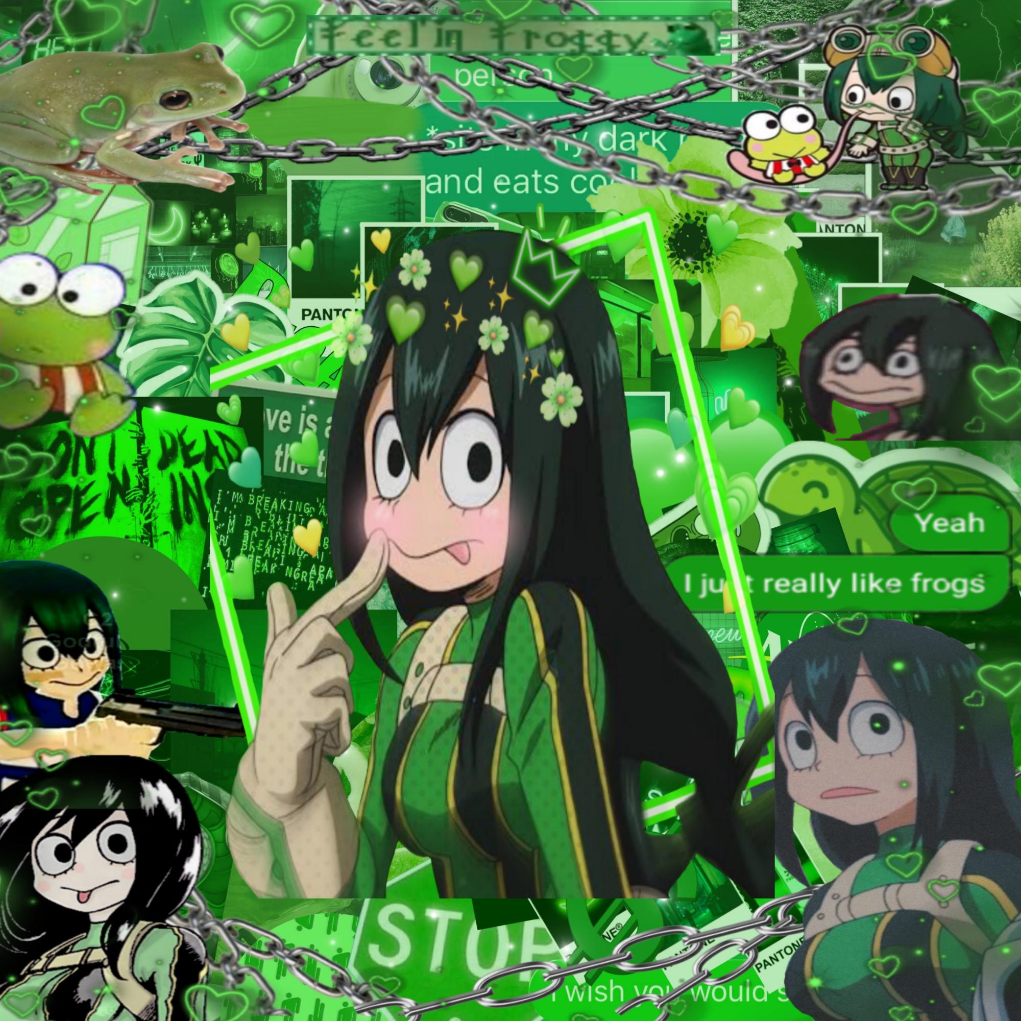 Frog Girl MHA Wallpaper