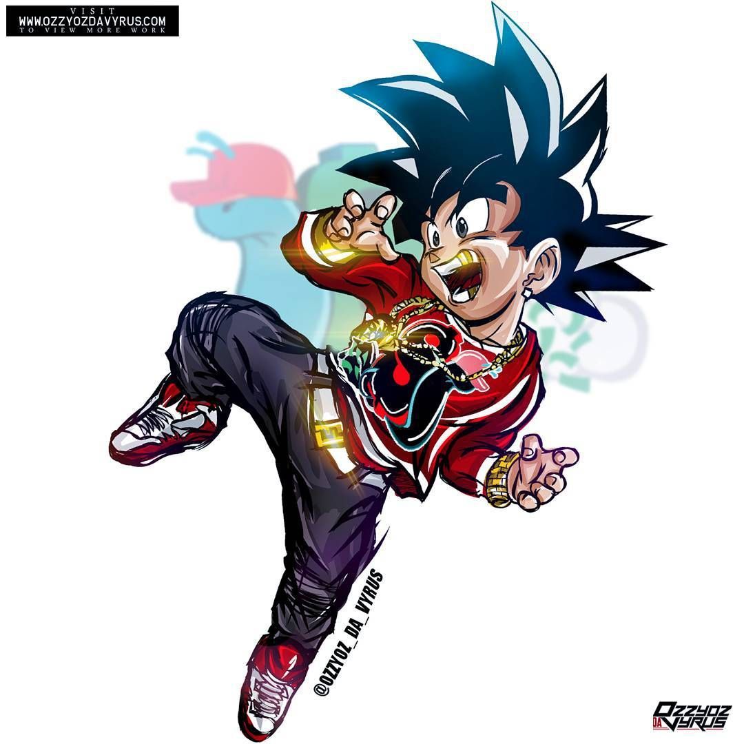 Likes, 35 Comments - #VGFX Vyrus Graphics on Instagram: “#kidgoku x#slowbucks. Dragon ball super art, Dragon ball artwork, Dragon ball art