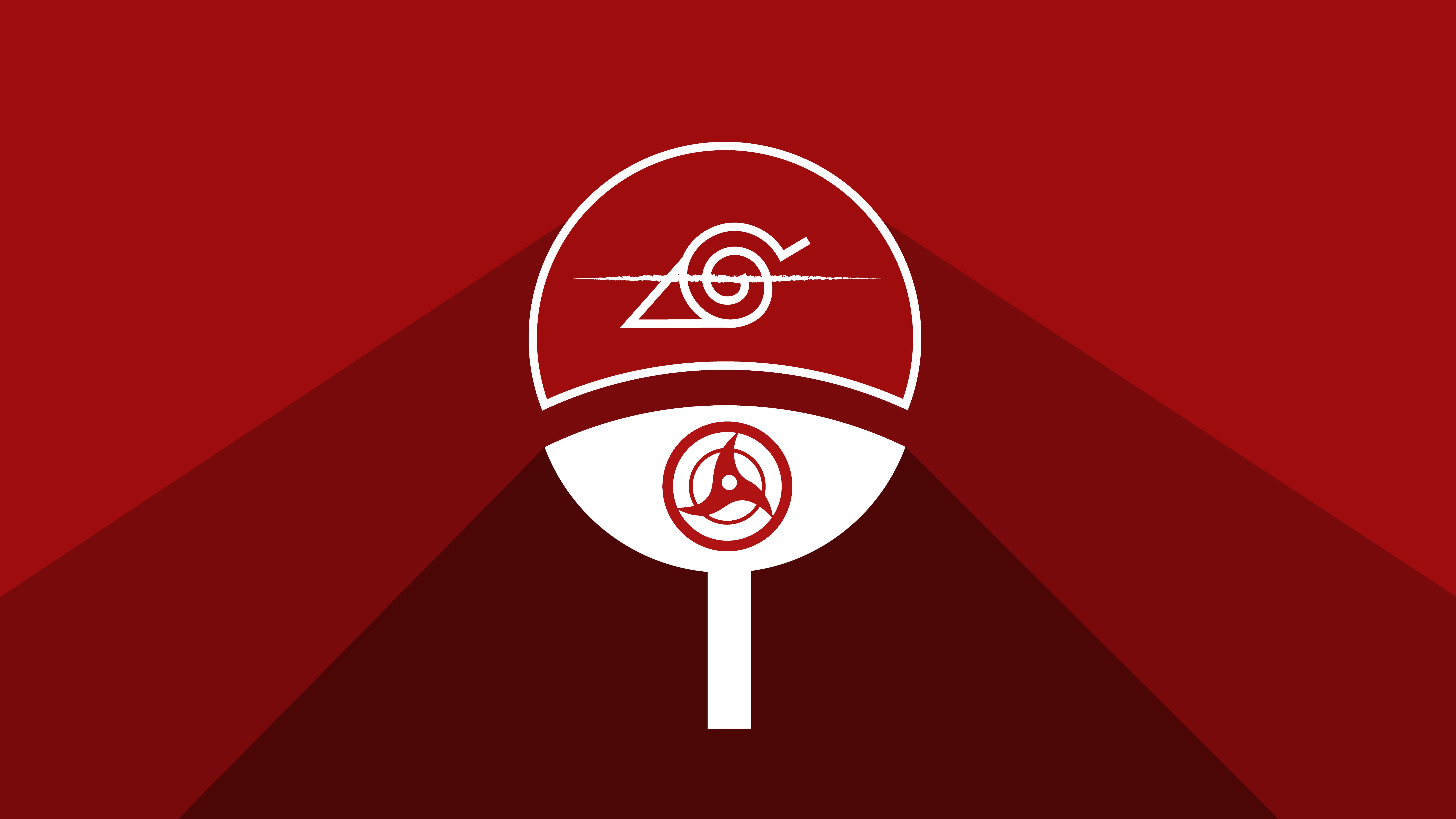 Wallpaper, Uchiha Itachi, uchiha clan, naruto anime, Mangekyou Sharingan, red, vector, minimalism, regulasimpact 8192x4608