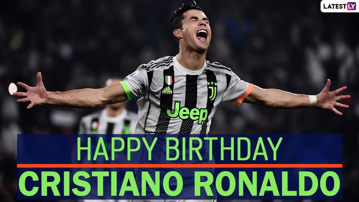 Cristiano Ronaldo Photo & HD Wallpaper for Free Download: Happy Birthday CR7 Greetings, HD Image in Portugal and Juventus Jersey and Positive Messages To Share Online. ⚽ LatestLY