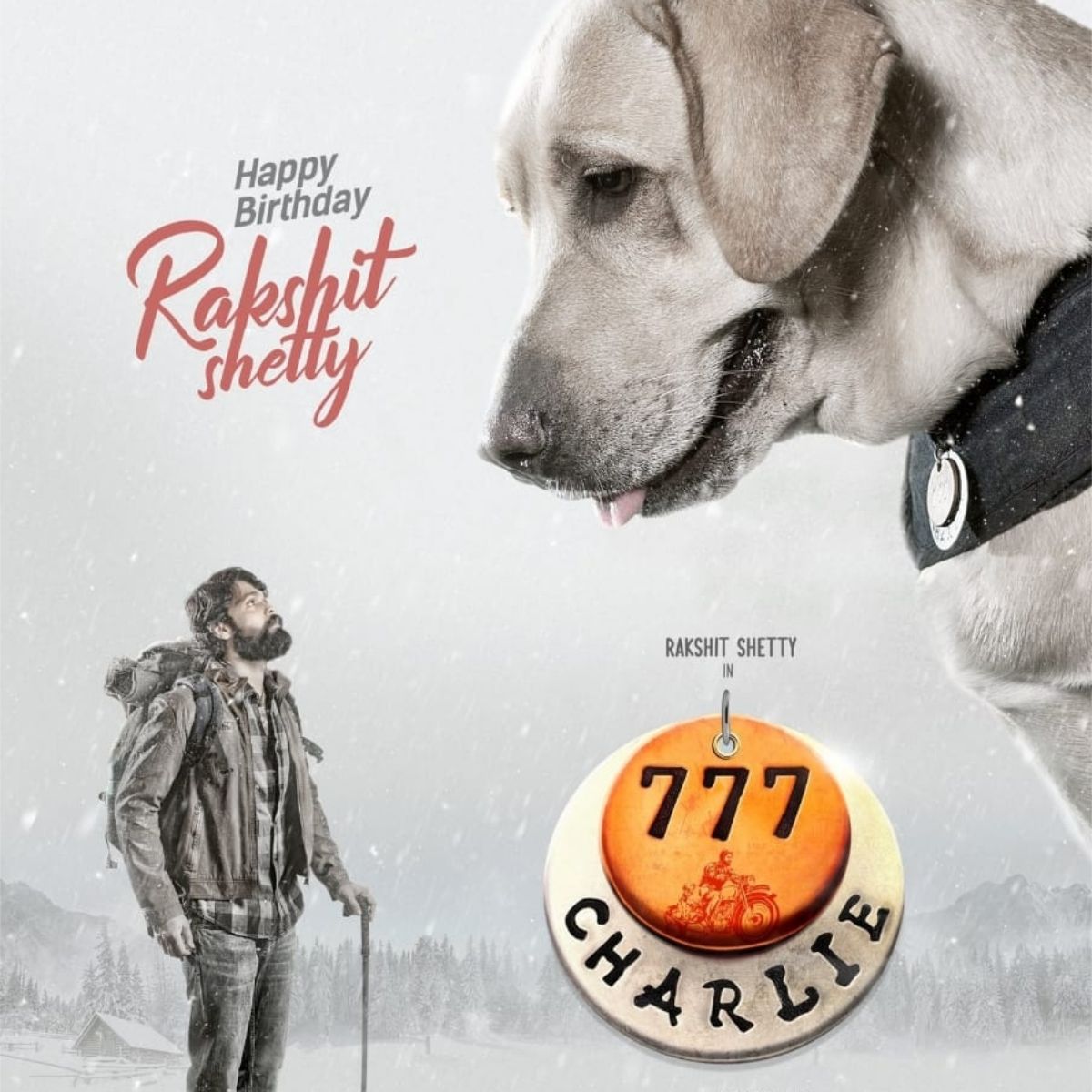 Happy Birthday Rakshit Shetty: 777 Charlie makers release a video glimpse of the actor from the film. Next film, Actors, Film