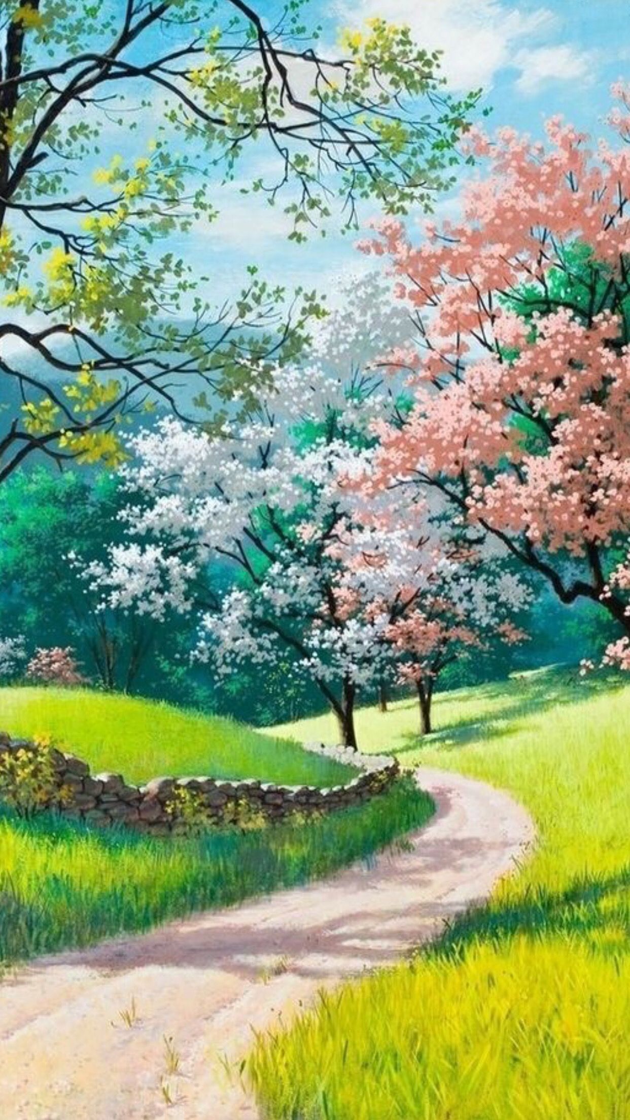 Cherry blossom, sakura petals, anime school girl, spring, tree, Anime, HD  wallpaper | Peakpx