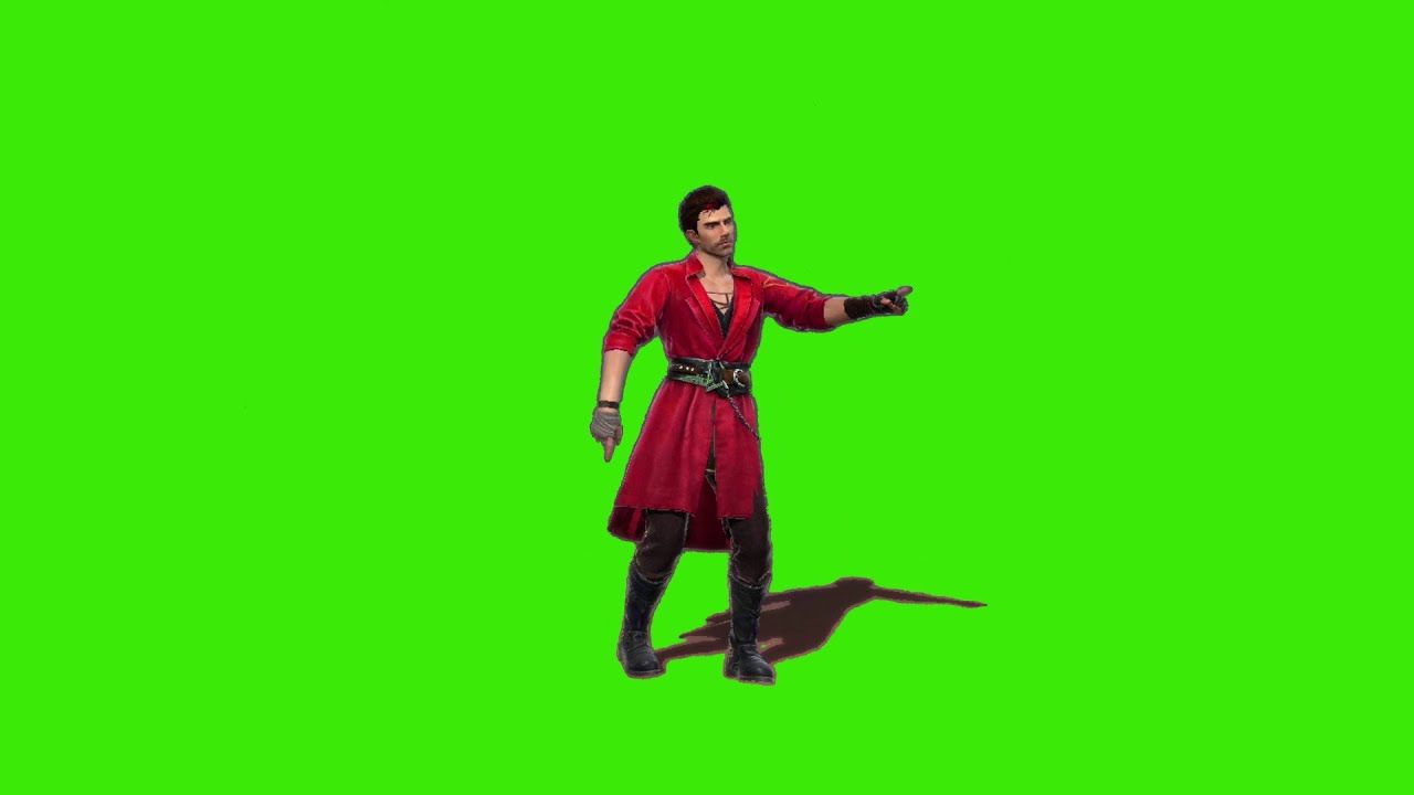 KSHMR Free Fire Emote 60 FPS green screen. Magic green screen