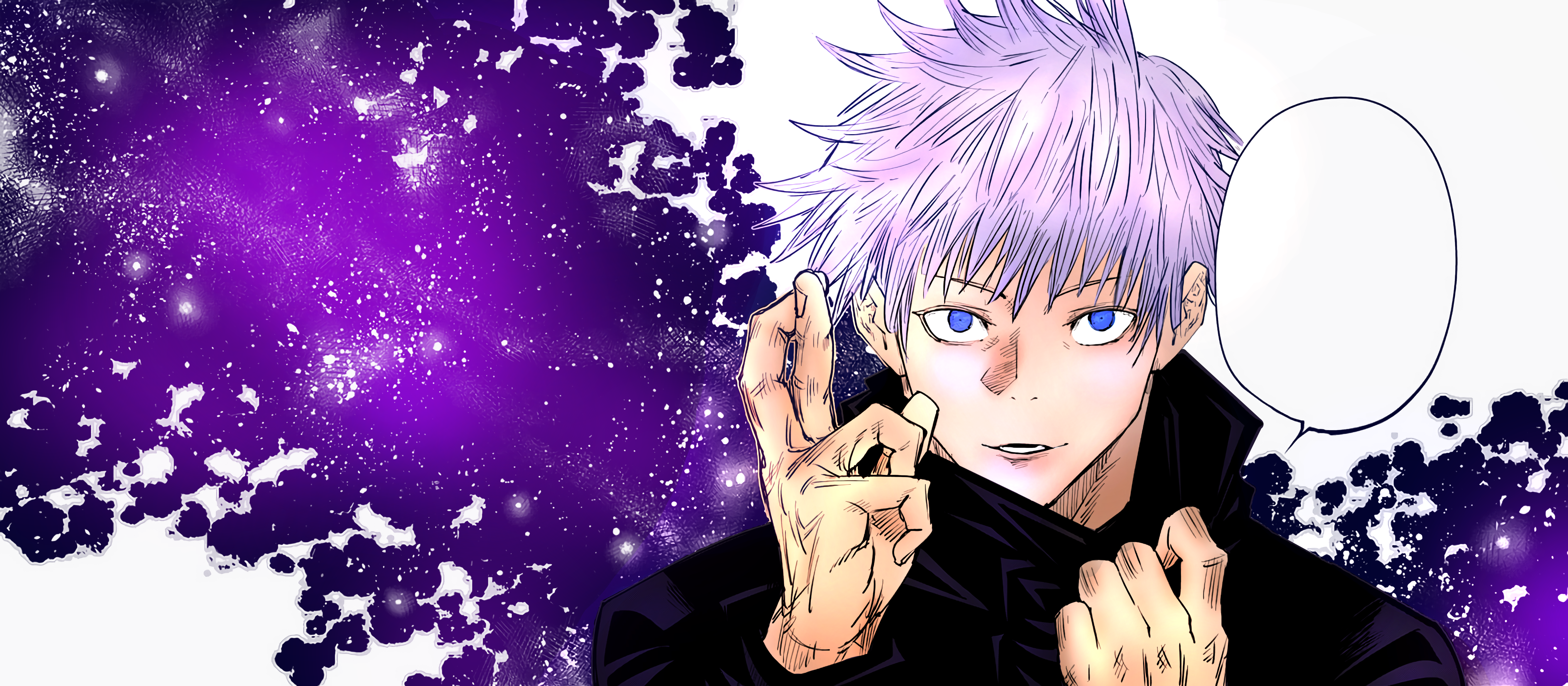 Colored this panel of gojo