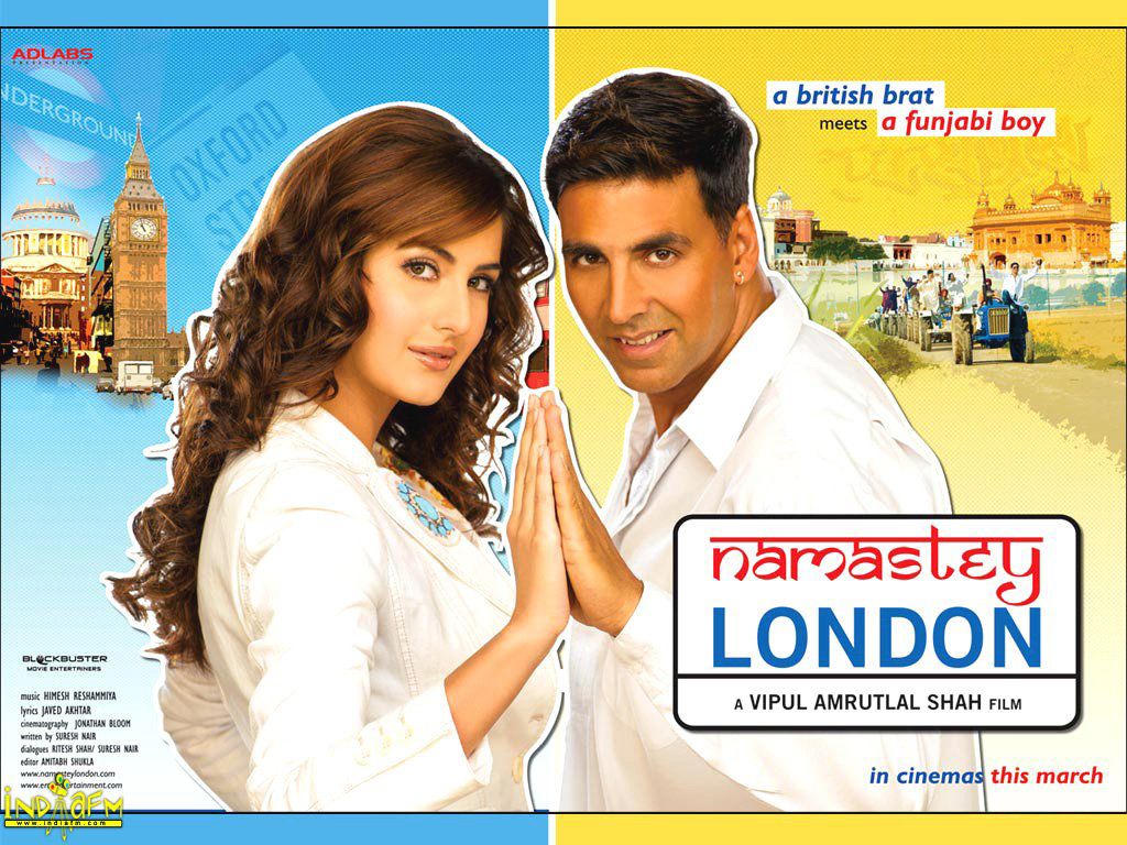Namastey London 2007 Wallpaper. Katrina Kaifakshay Kumar 26