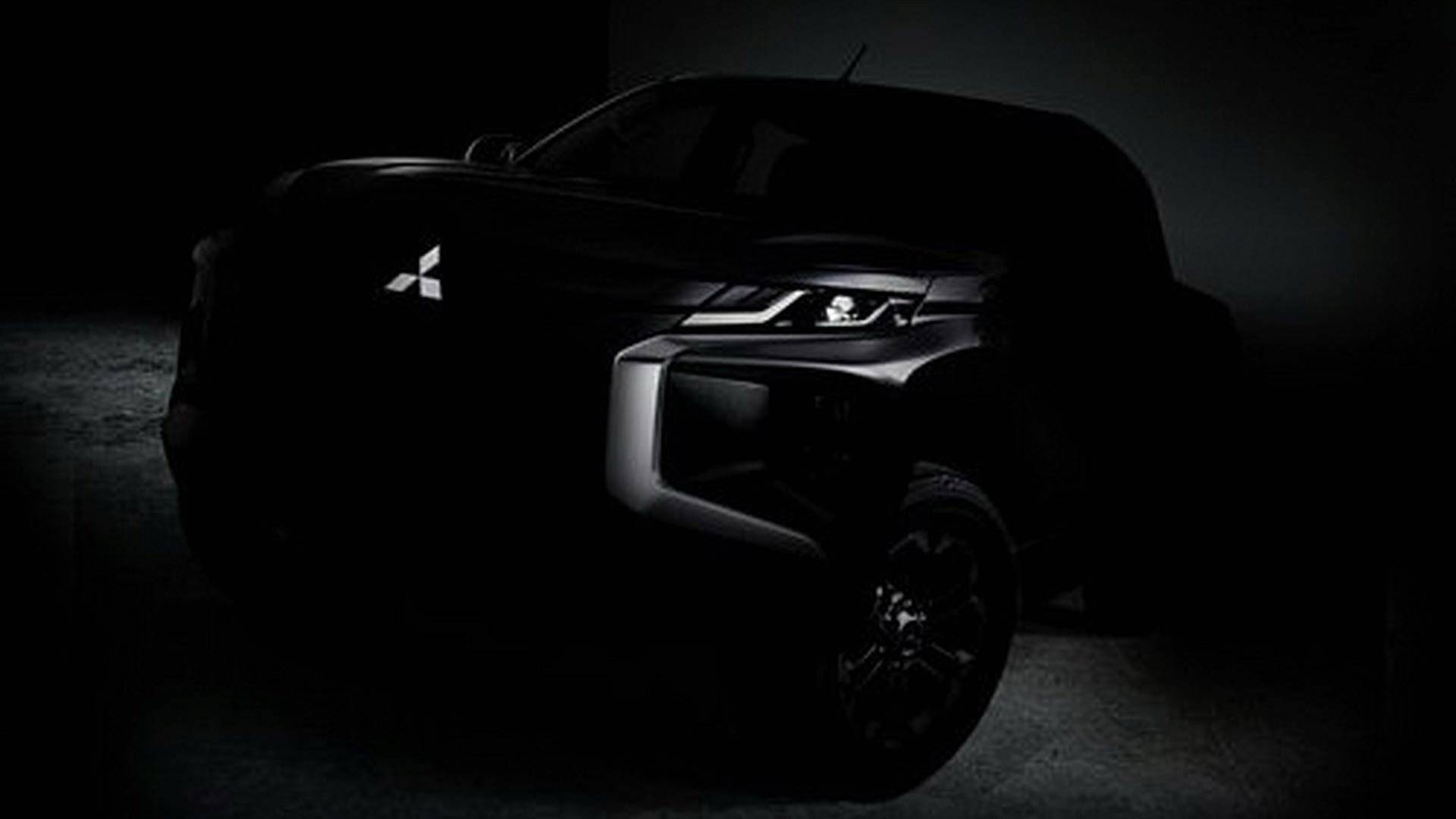 New Mitsubishi L200 Pickup Truck Teased In Shadowy Photo