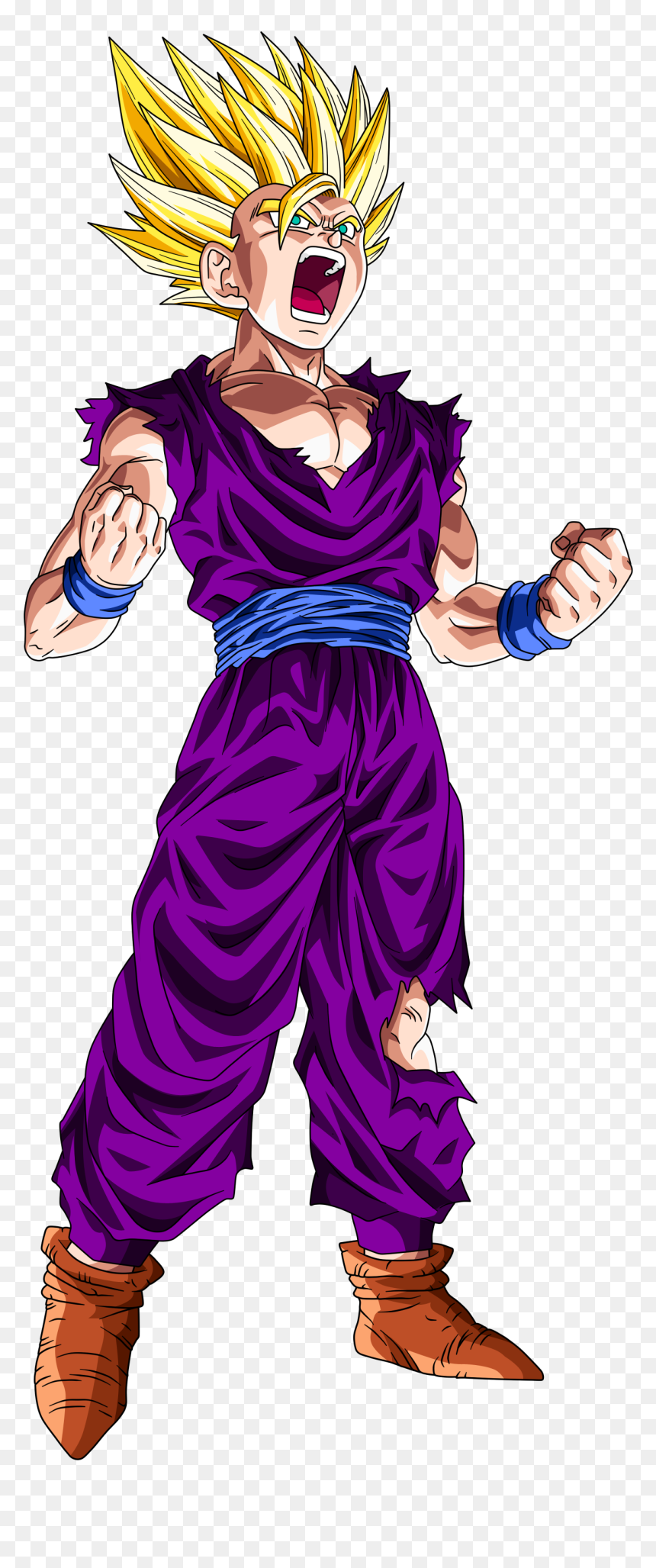 Teen Gohan Super Saiyan 2, HD Wallpaper & Background Ssj2, HD Png Download