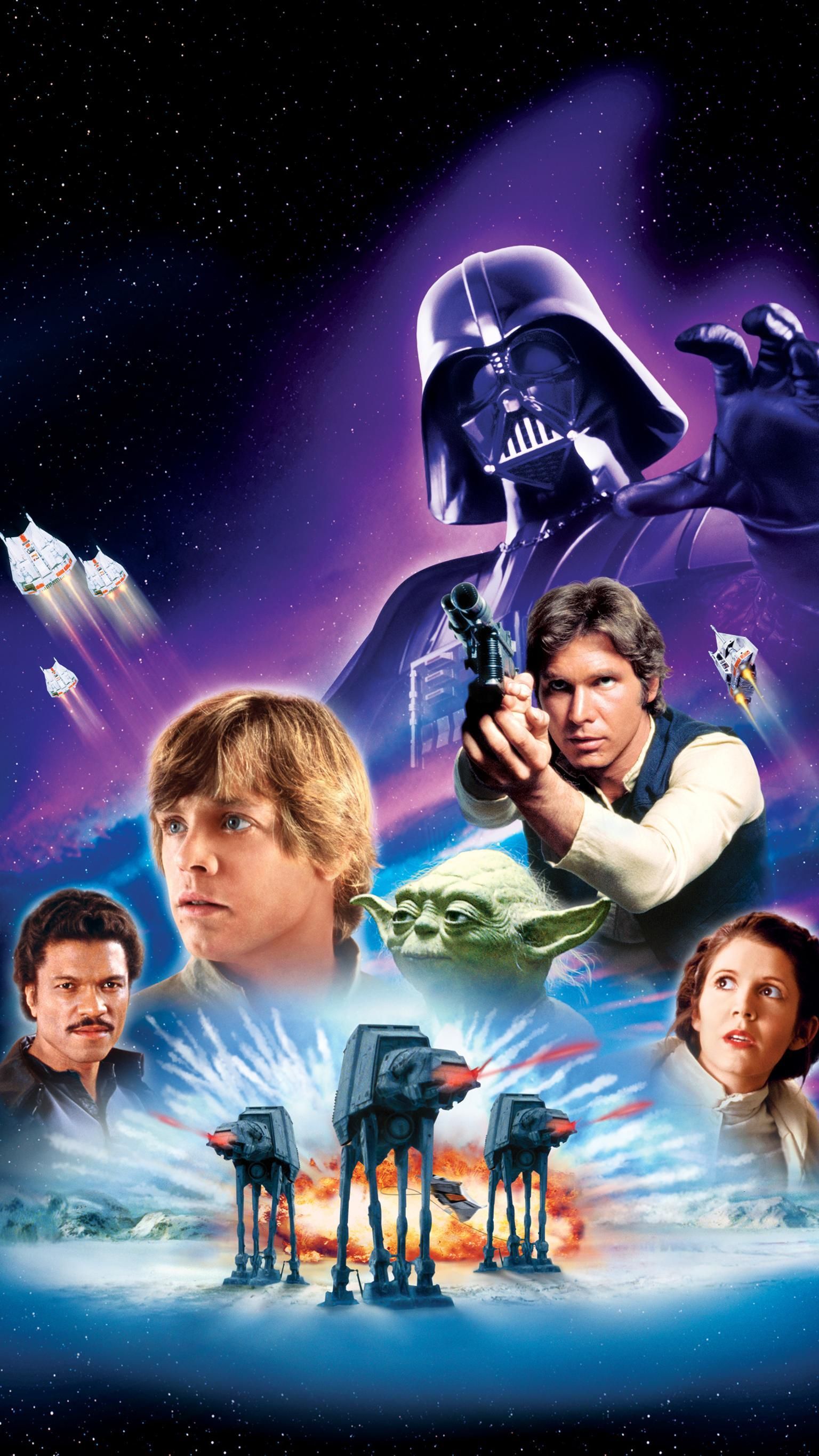The Empire Strikes Back (1980) Phone Wallpaper. Moviemania. Star wars movies posters, Empire strike, Star wars geek