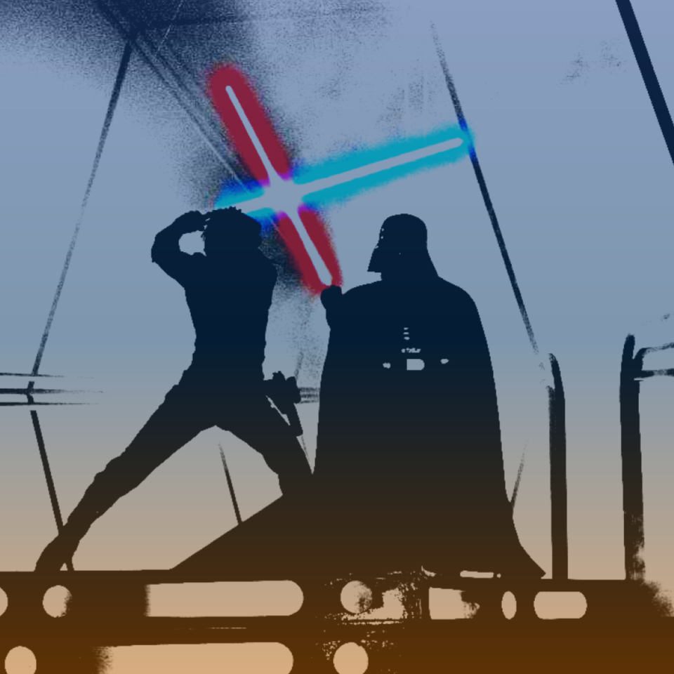 You are not a Jedi yet. Darth vader icon, Luke skywalker vs darth vader, Darth vader vs luke