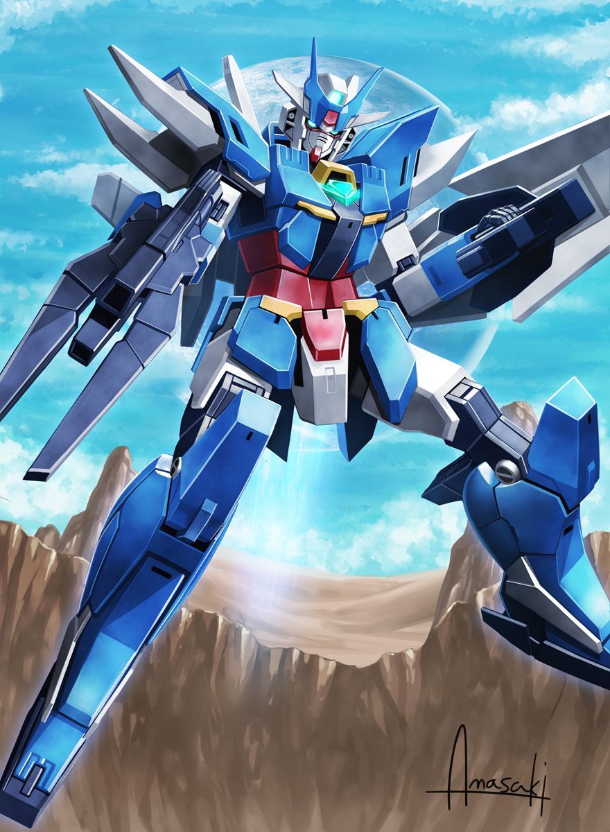 Earthree Gundam. Gundam, Gundam art, Gundam toys