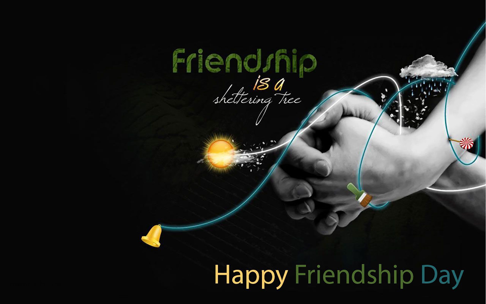 Happy Friendship Day Wallpaper with Quotes. Happy friendship, Happy friendship day picture, Friendship day image