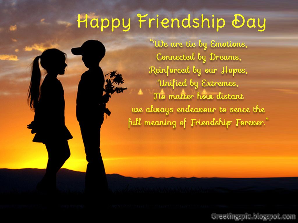 Greetings Wishes Image: Happy friendship day image