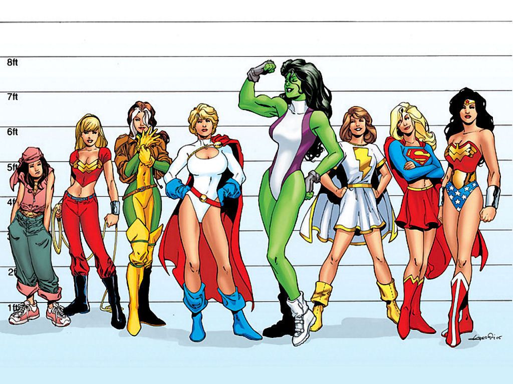 Marvel & DC Femmes Fatales fondo de pantalla