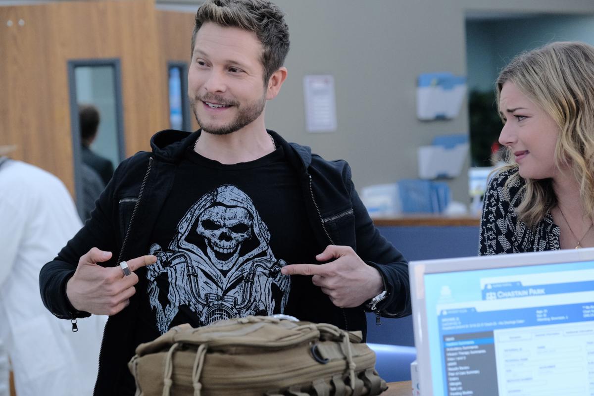Matt Czuchry learns how to be a better patient, thanks to 'The Resident'