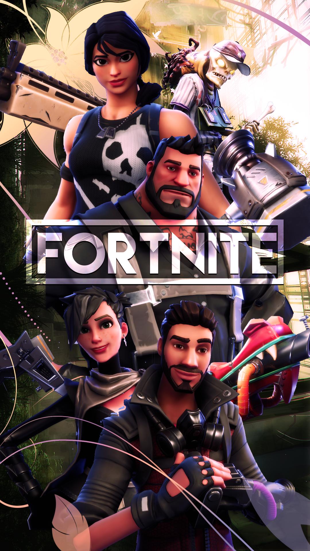 Fortnite squad 4k wallpaper for iPhone and Android