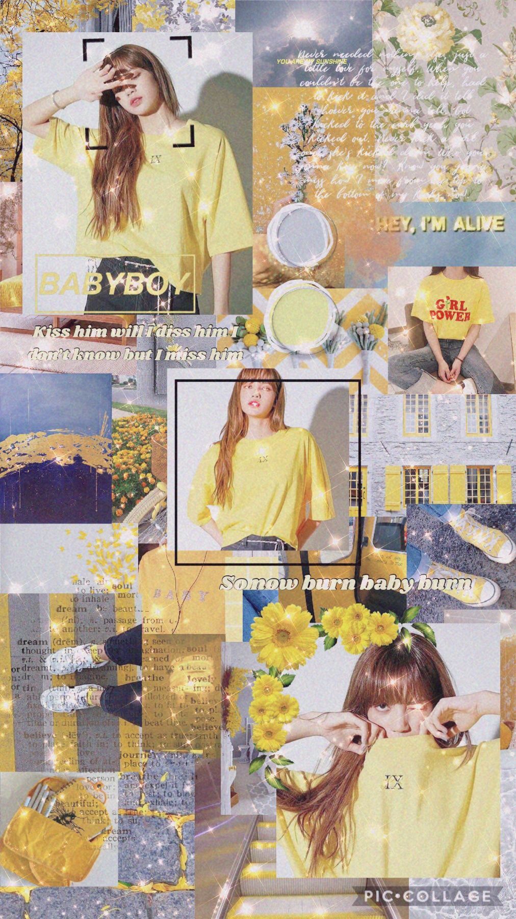 Aesthetic Lisa Yellow Wallpapers Wallpaper Cave