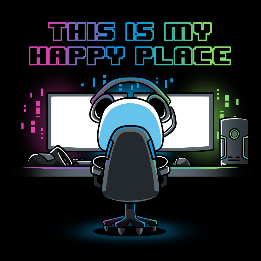 My Rig is My Happy Place. Funny, cute & nerdy shirts. Cute panda wallpaper, Cute panda, Happy places