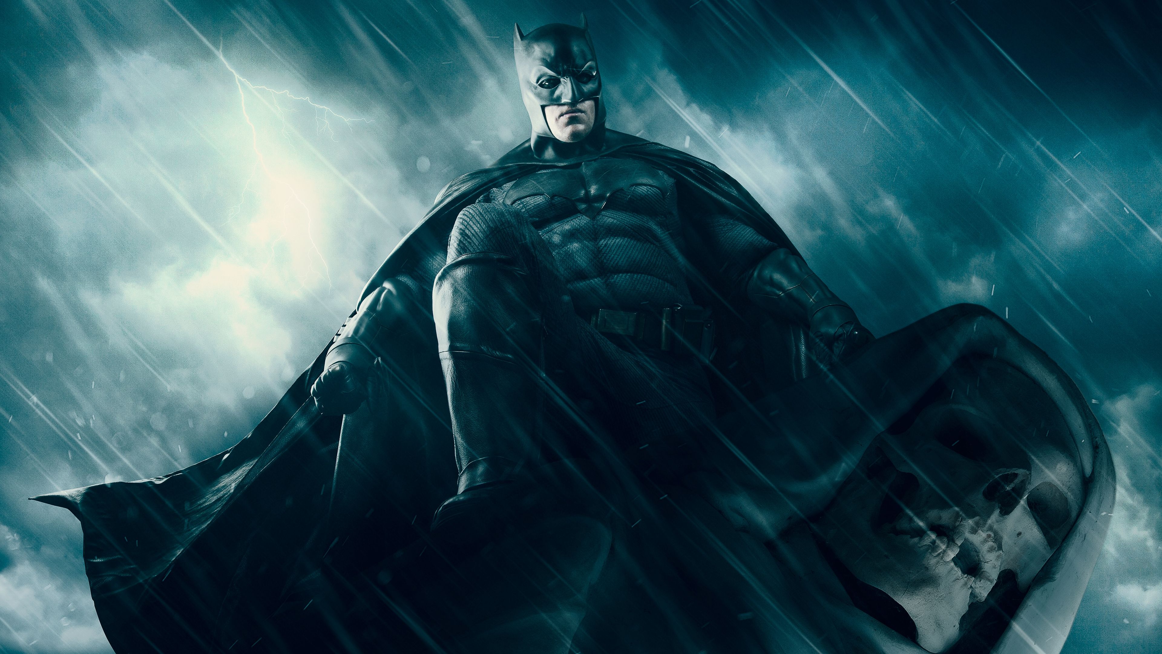 Download 3840x2160 Batman, Raining, Cape, Artwork, Dark Wallpapers for UHD ...