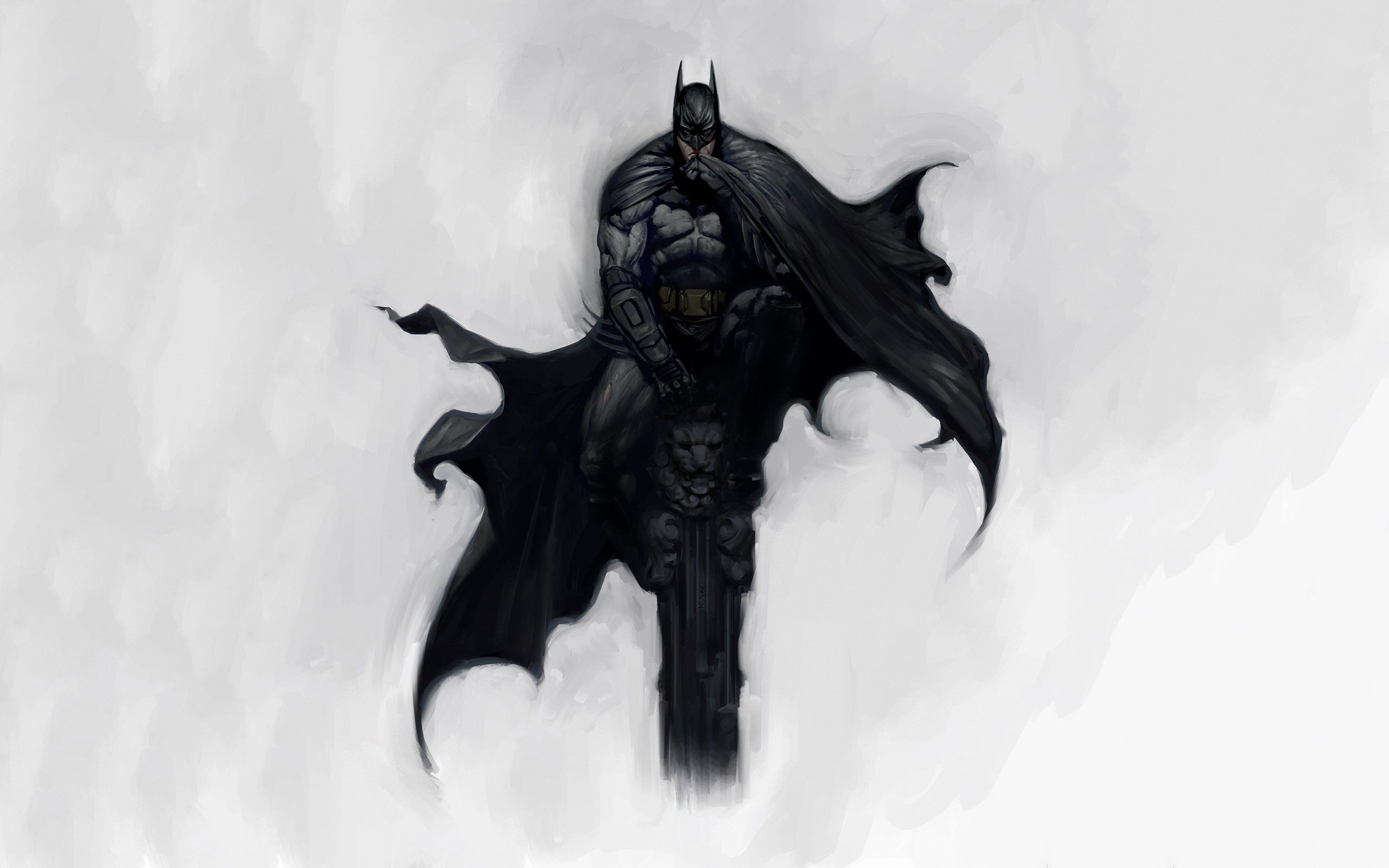 Batman Cape Simple Background Comic Art Artwork Wallpaper:2560x1600