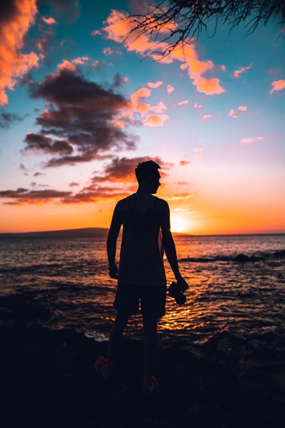 Hawaii Sunset Picture. Download Free Image