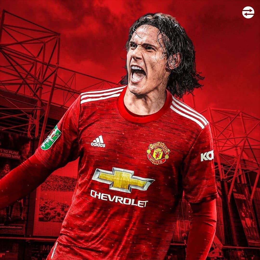 Manchester United have agreed personal terms with Edinson Cavani according to Last. Manchester united team, Manchester united logo, Manchester united