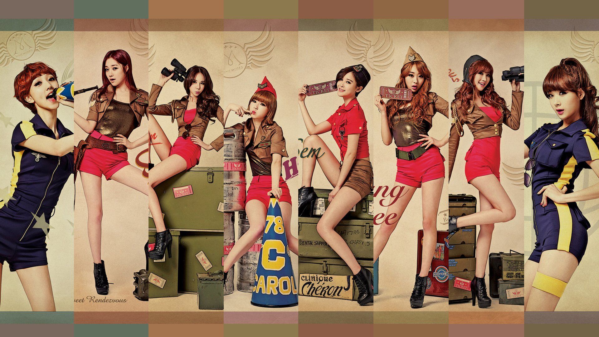 nine, Muses, Kpop, K pop, Dance, Pop Wallpaper HD / Desktop and Mobile Background