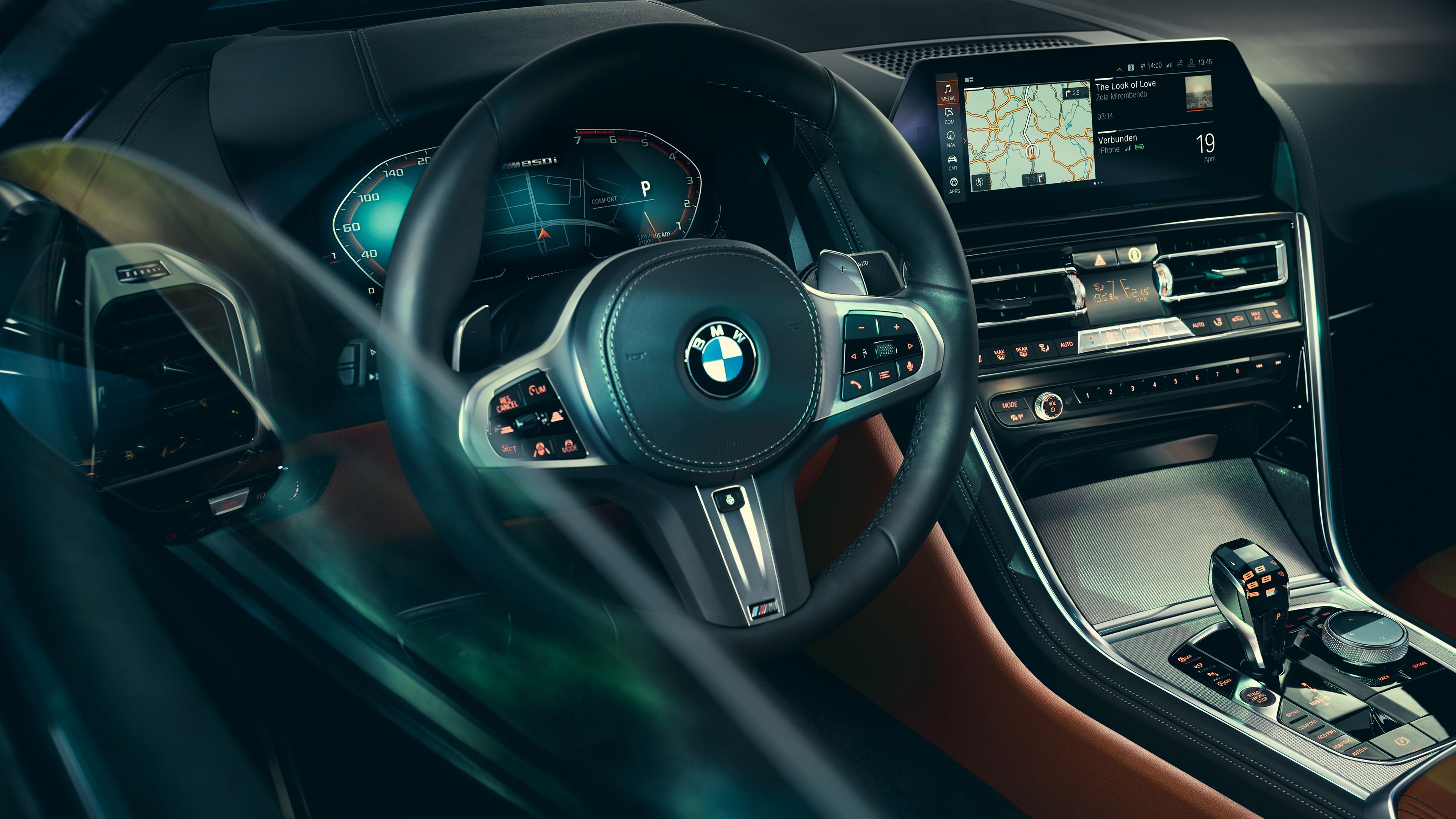 BMW 8 Series 2019 4K Interior 4K Wallpaper. HD Car Wallpaper