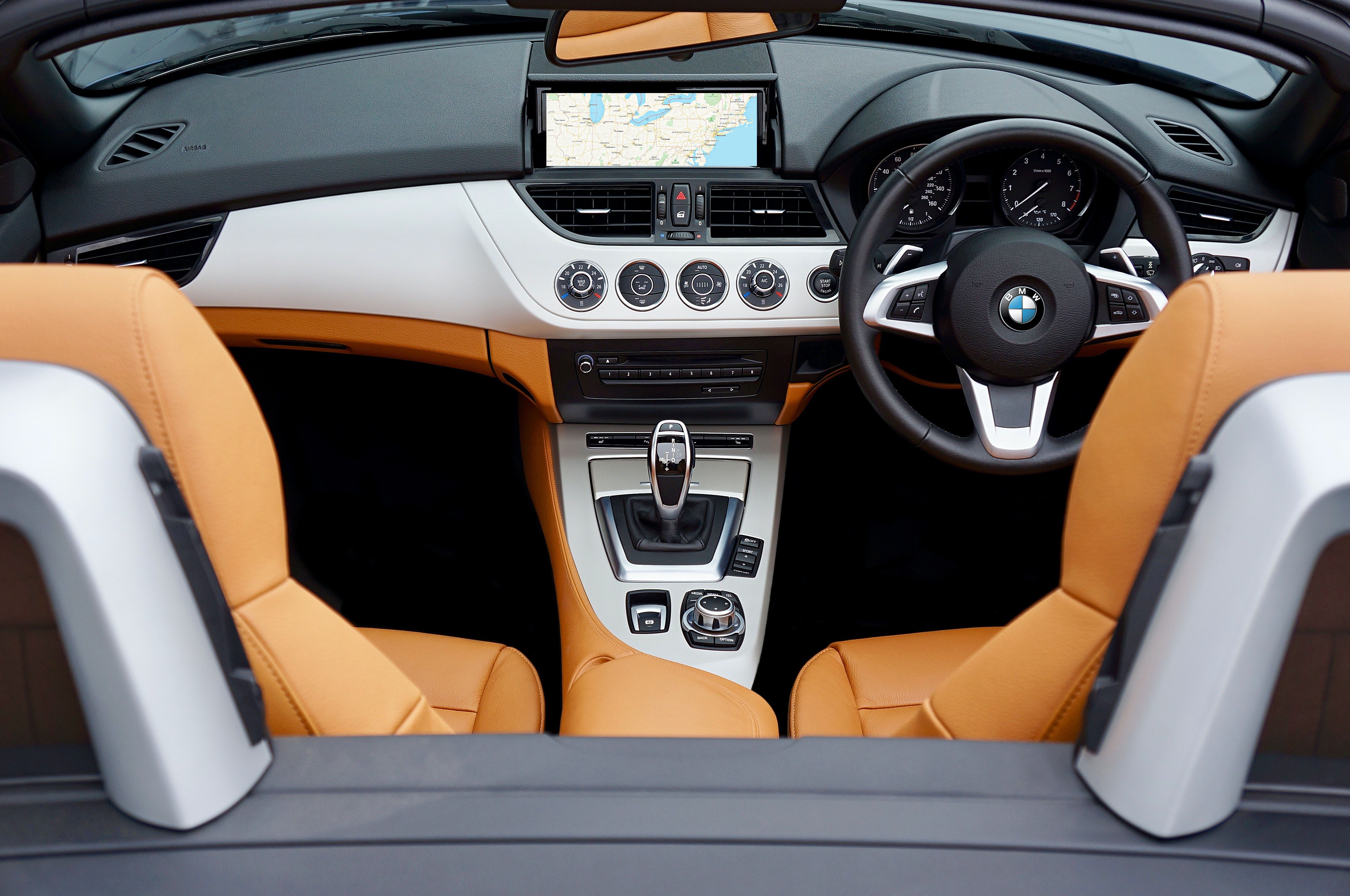Black, Brown, and Gray Bmw Car Interior View · Free