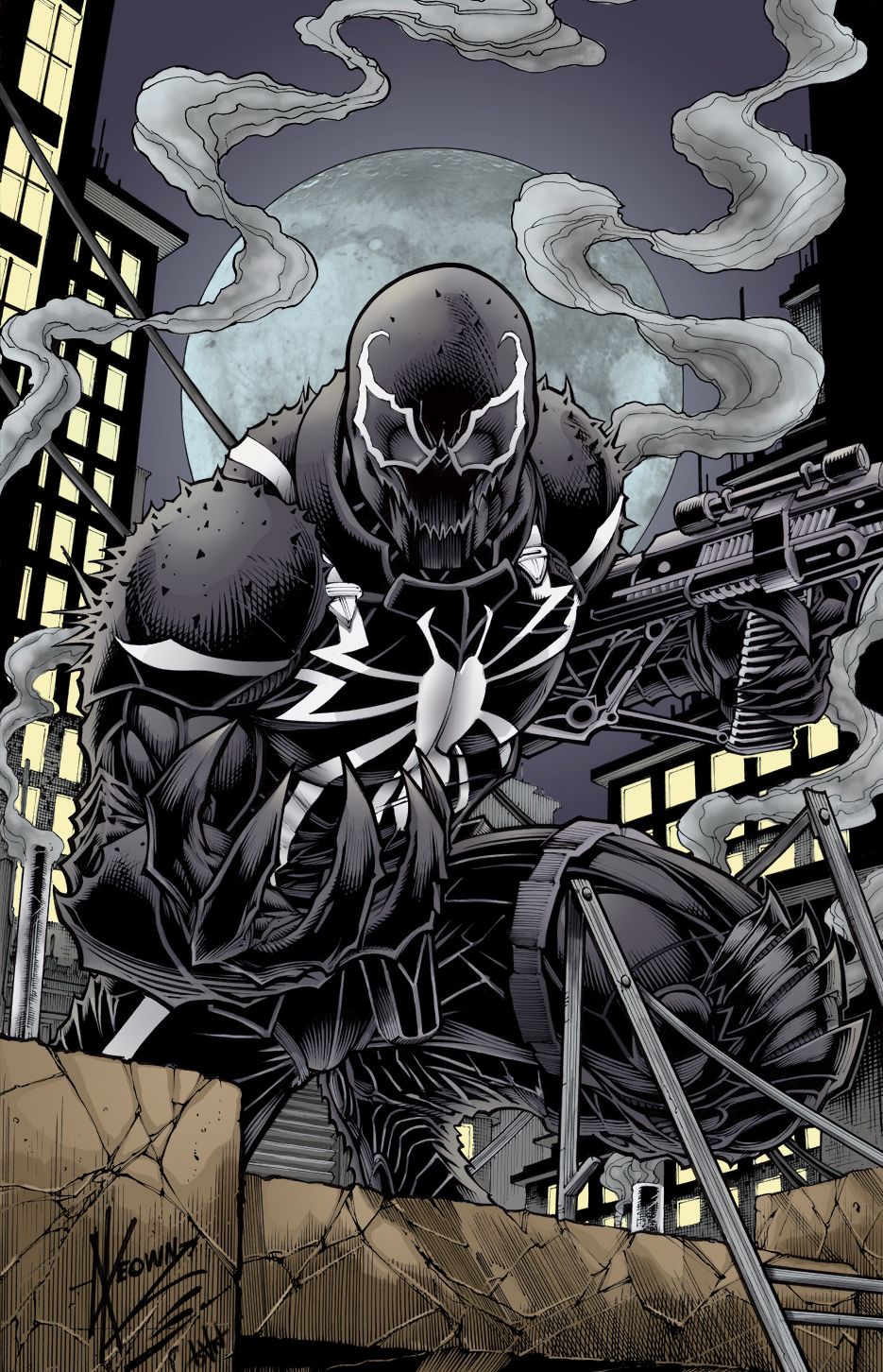 Symbiote Spiderman Vs Agent Venom