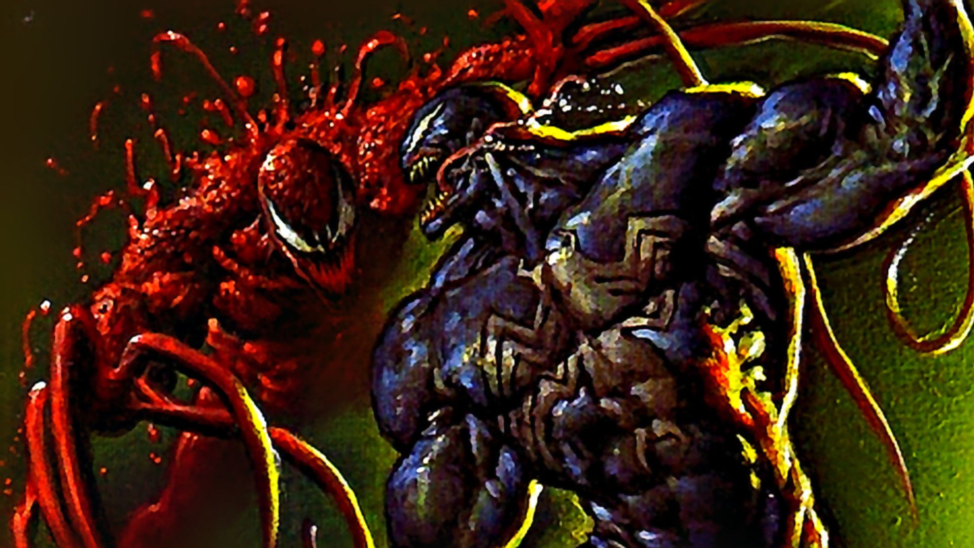 Carnage Vs Venom Wallpaper background picture