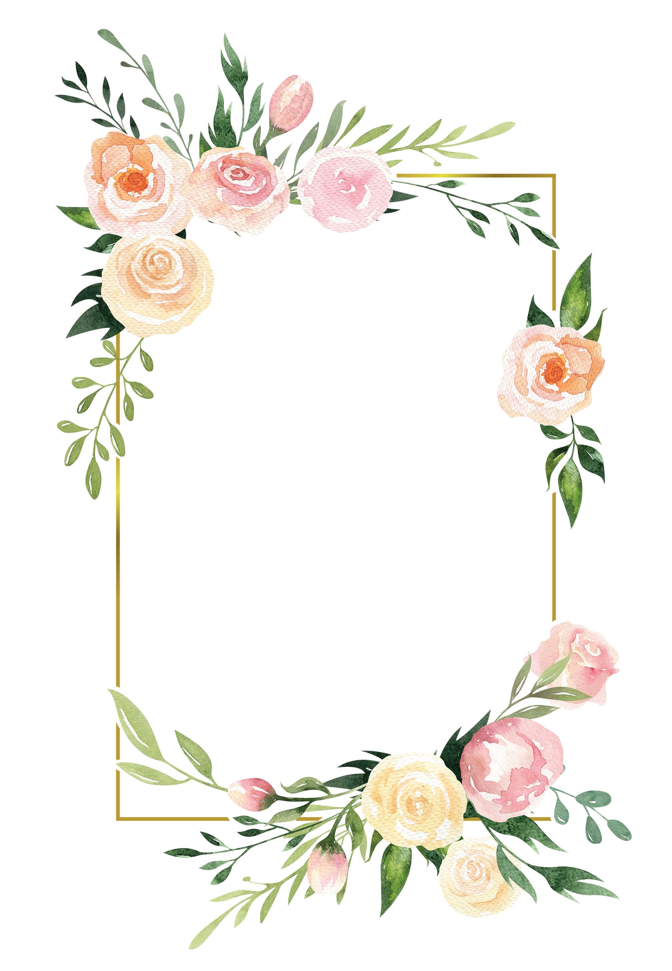 Pink Botanical Wreath Shower Invitation (Free). Greetings Island. Floral poster, Floral wallpaper phone, Flower graphic