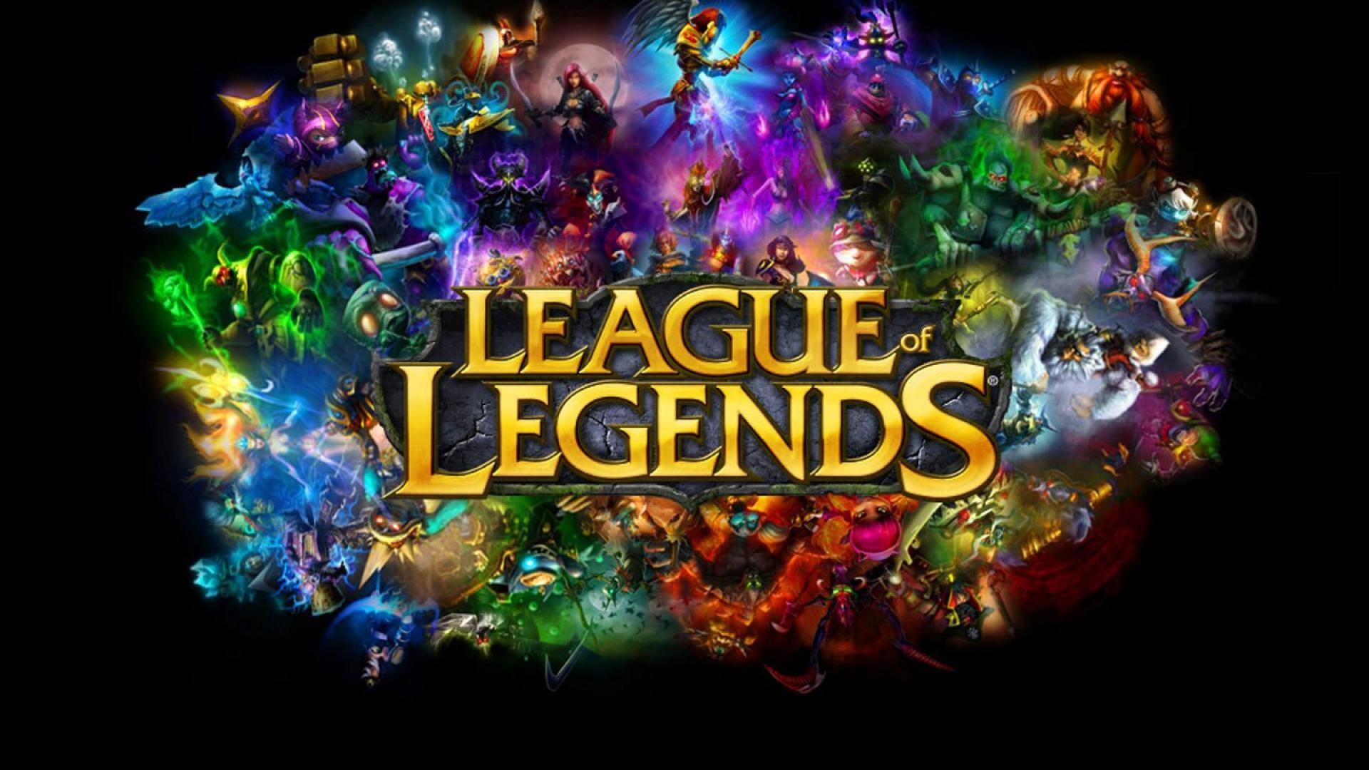 league of legends logo wallpaper