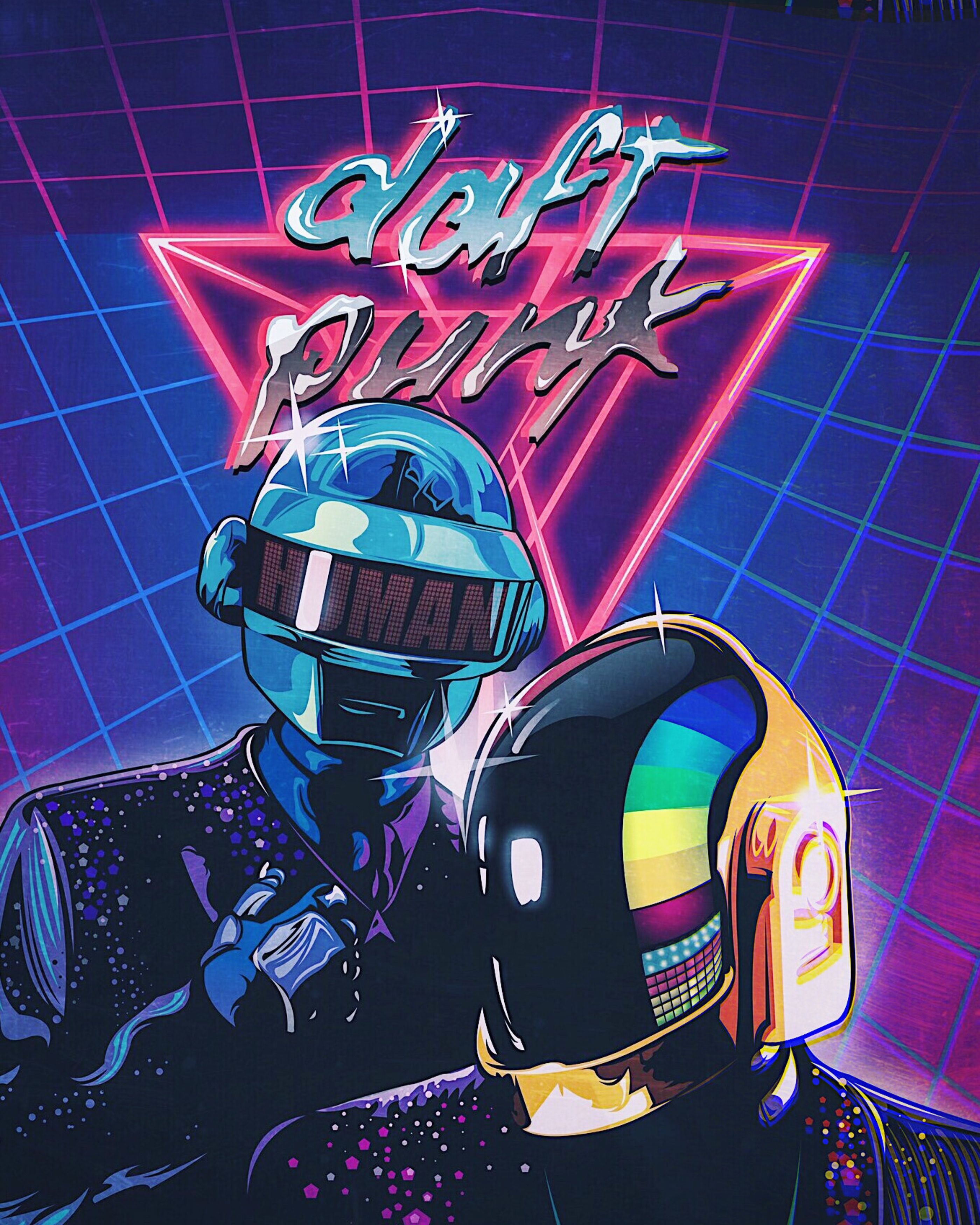 Daft Punk poster. Daft punk poster, Punk poster, Daft punk