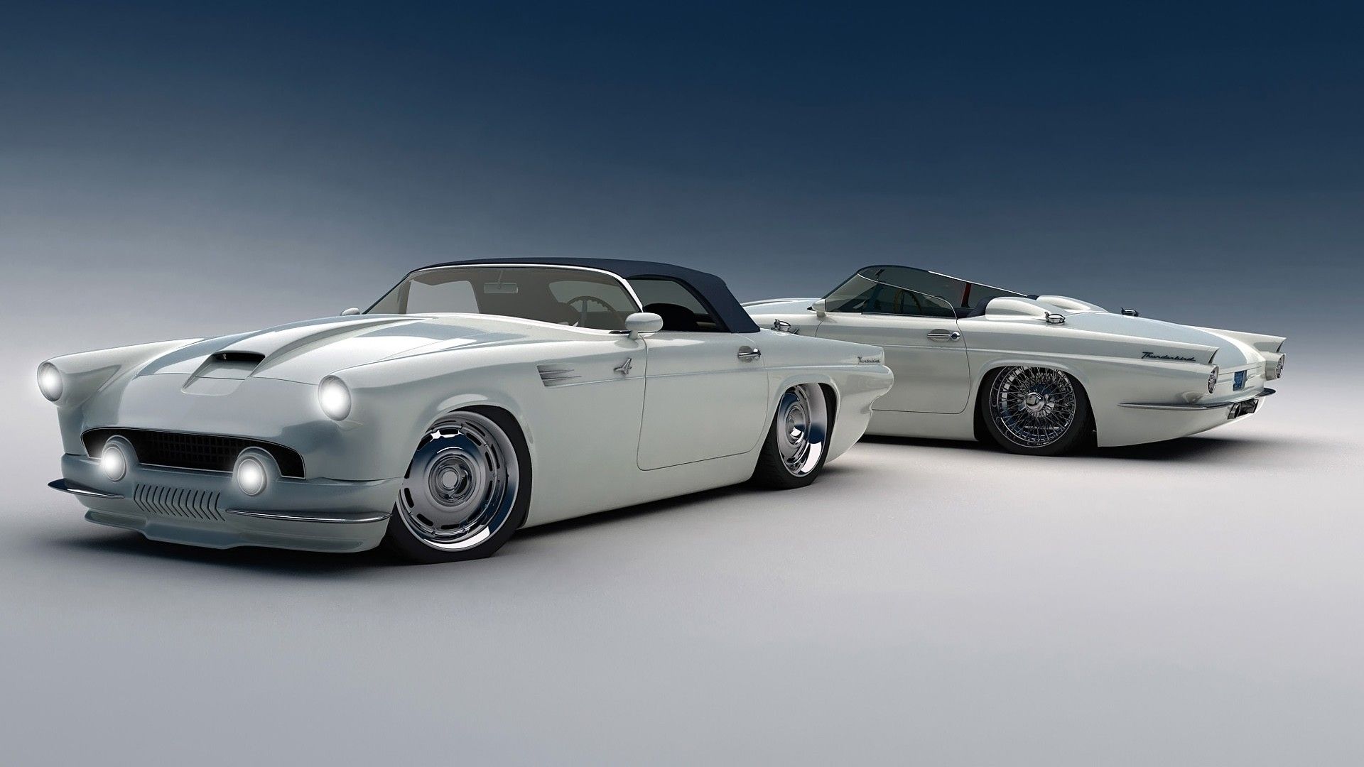 cars custom tuning ford thunderbird 1920x1080 wallpaper