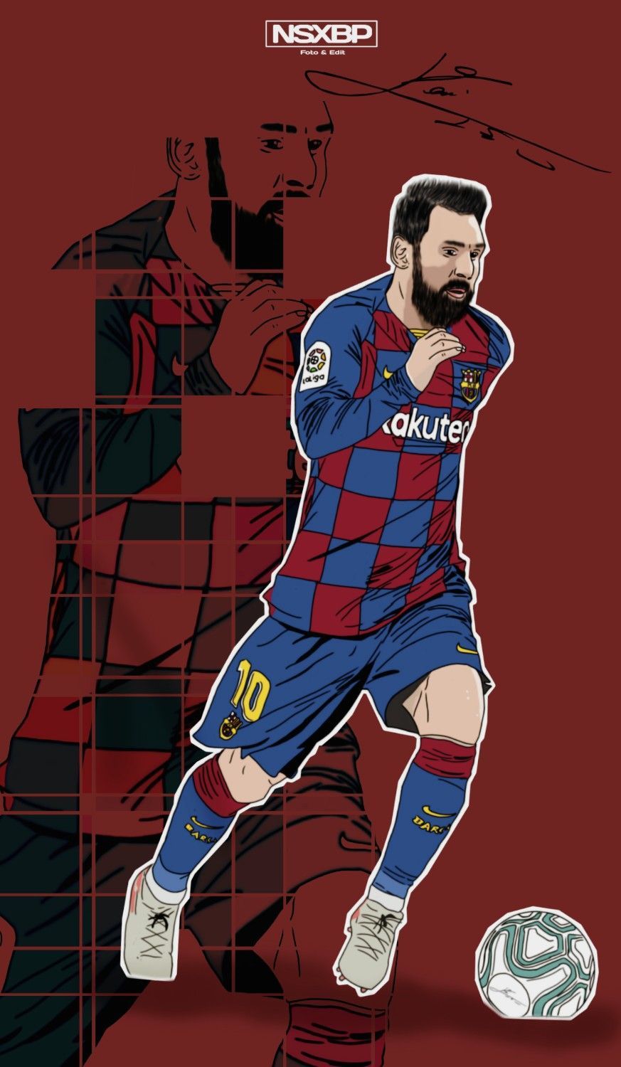 Messi Barcelona posters & prints by Agil Topann - Printler