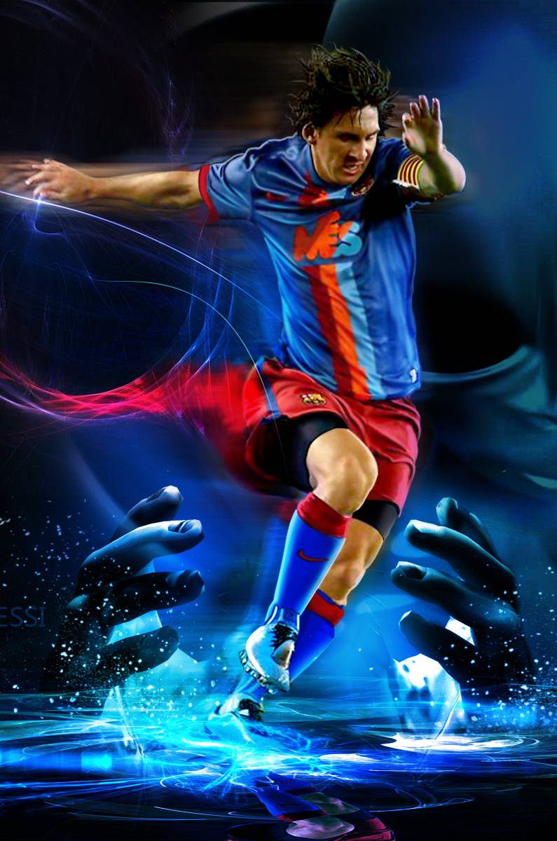 Lionel Messi: Lionel Messi Art Photo