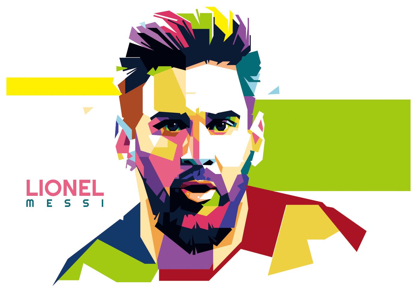 Lionel Messi vector WPAP. Lionel messi, Wpap art, Messi