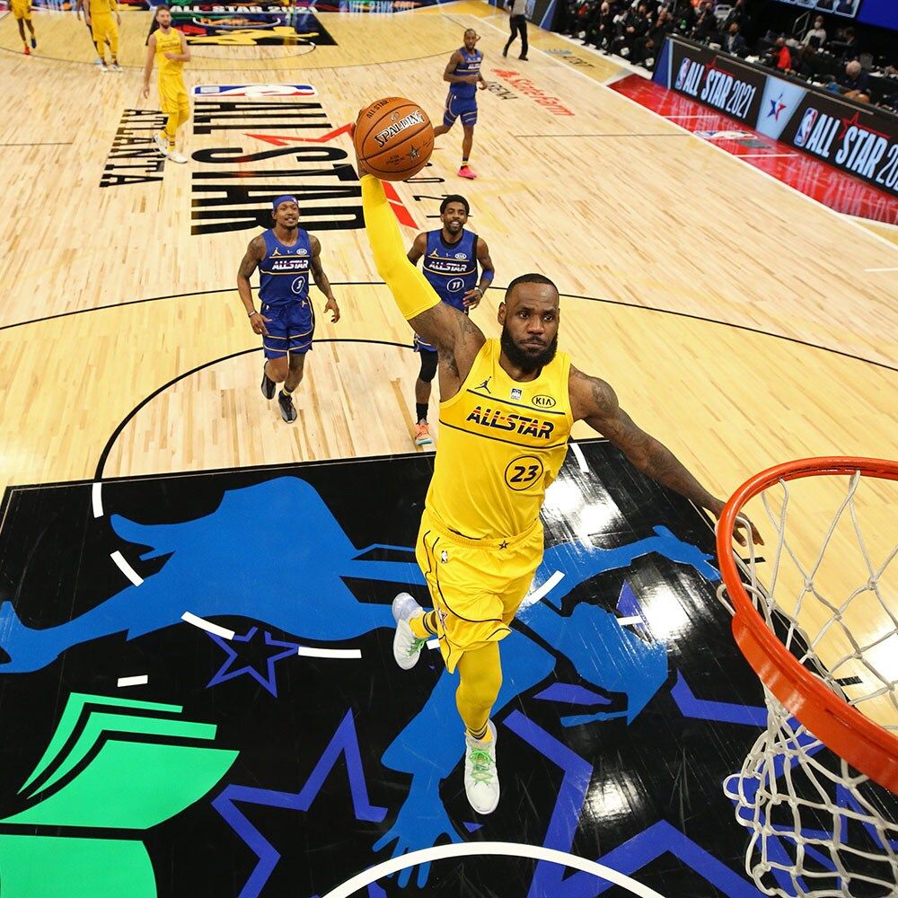 Photos: LeBron James At NBA All Star 2021. Los Angeles Lakers