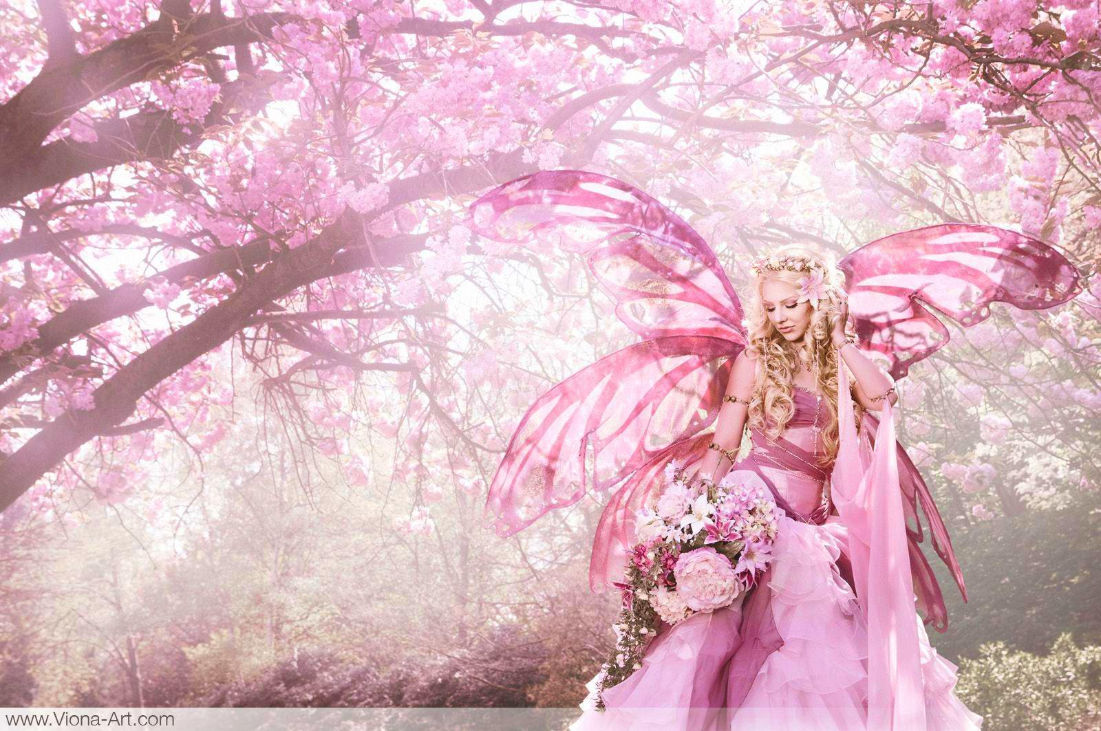 Pink Fairy Wallpaper Free Pink Fairy Background