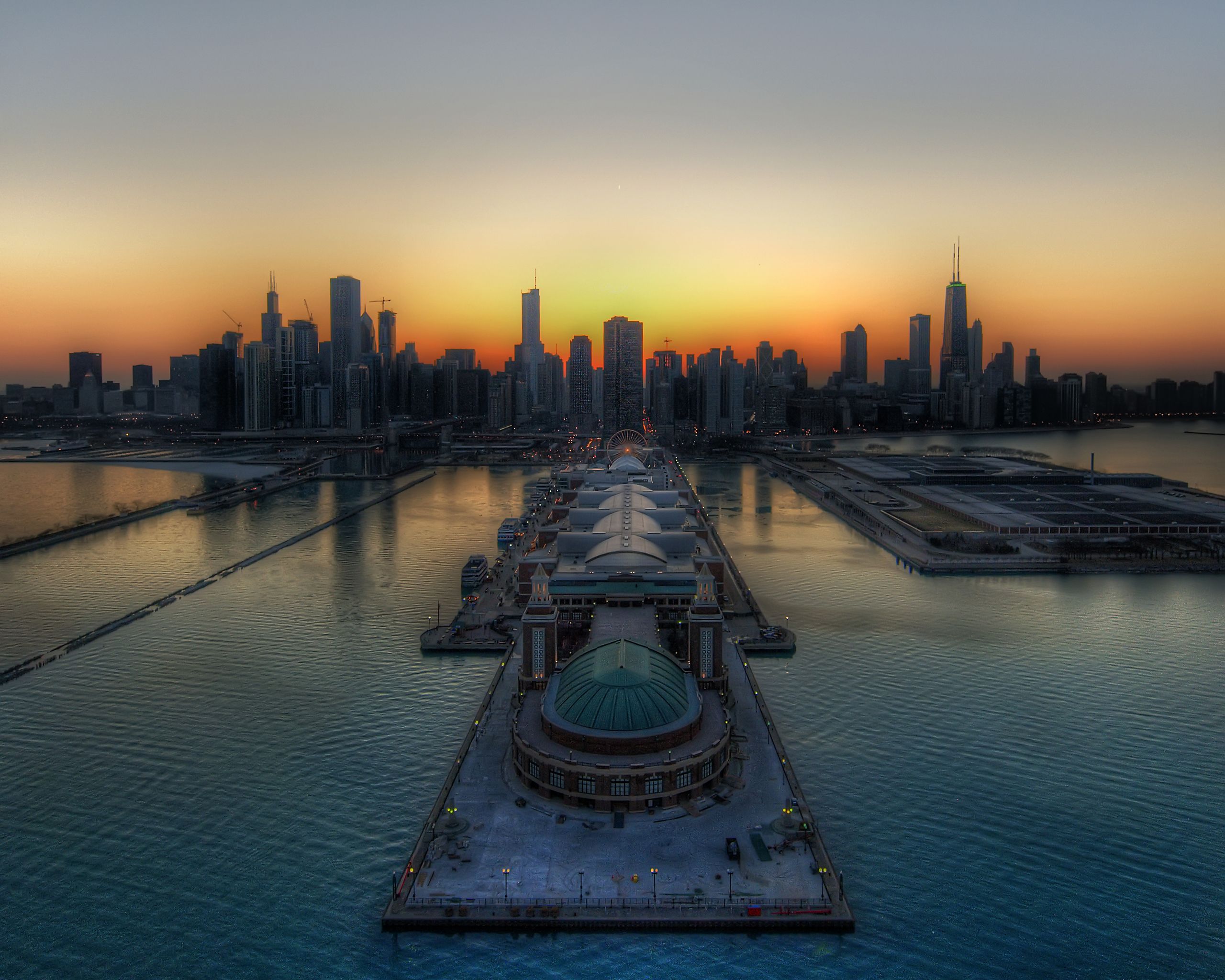 Chicago Thaws Into Spring Widescreen Wallpaper. Wide Wallpaper.NET