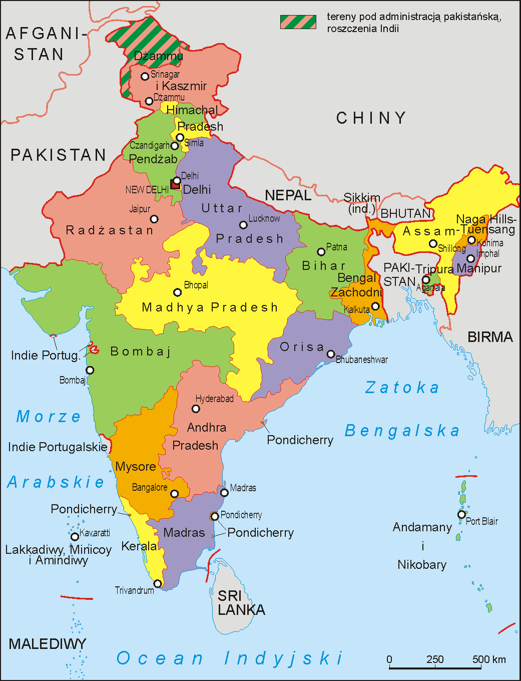 India Political Map Wallpapers Wallpaper Cave