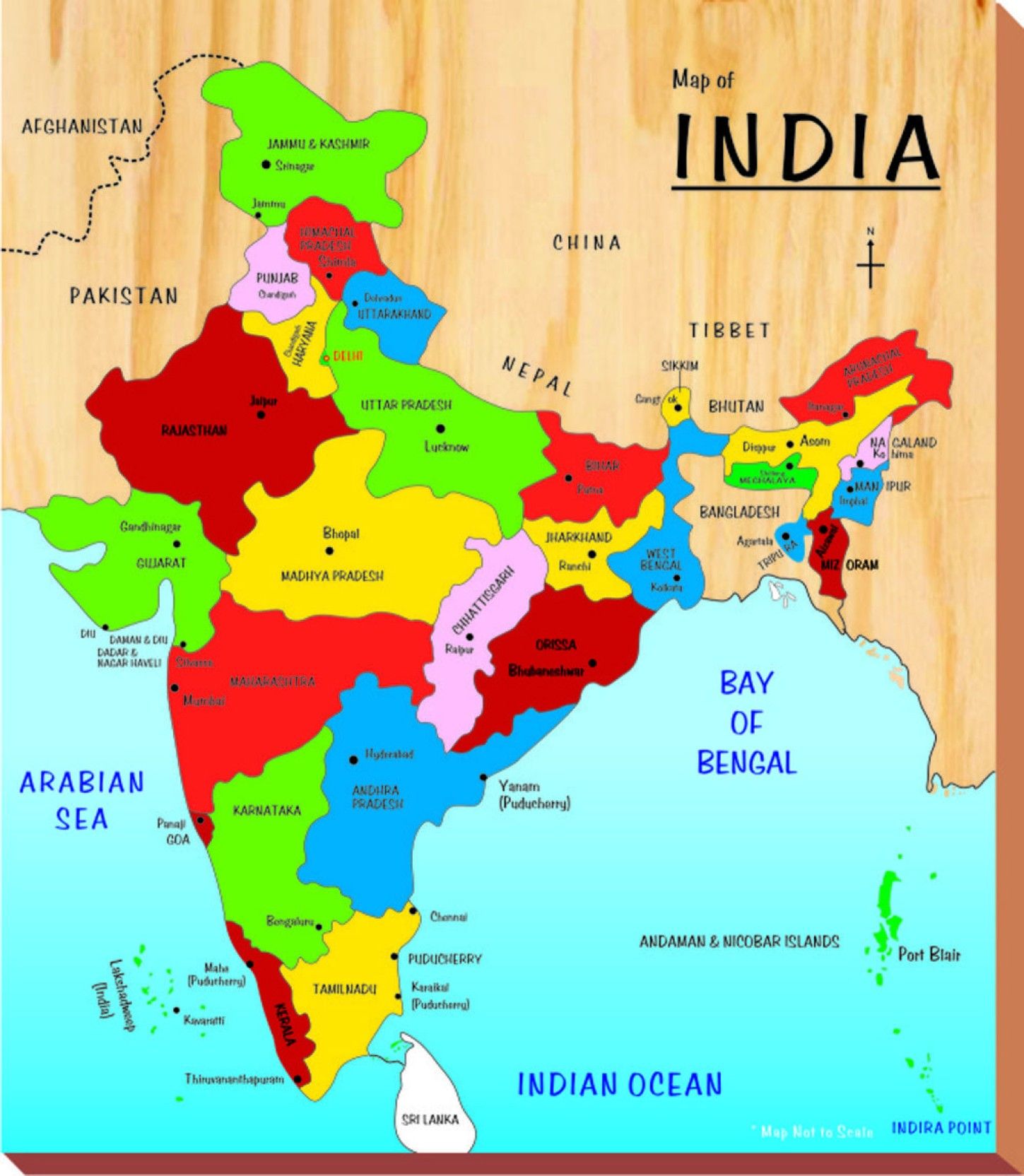 India Map HD Wallpaper Download Map Clear
