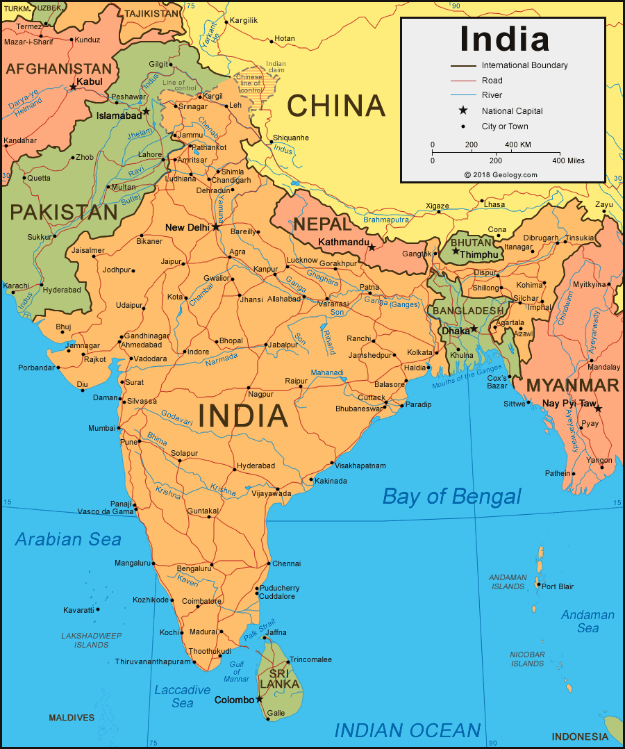 India Political Map India Political Map